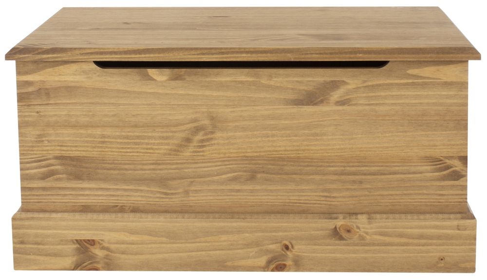 Cotswold Pine Ottoman Storage Trunk 