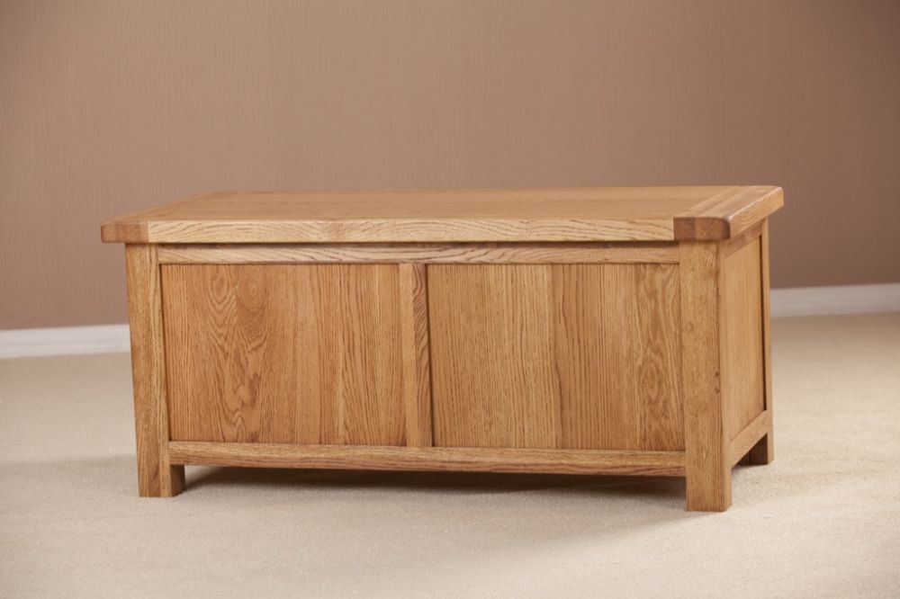 Kent Oak Blanket Box