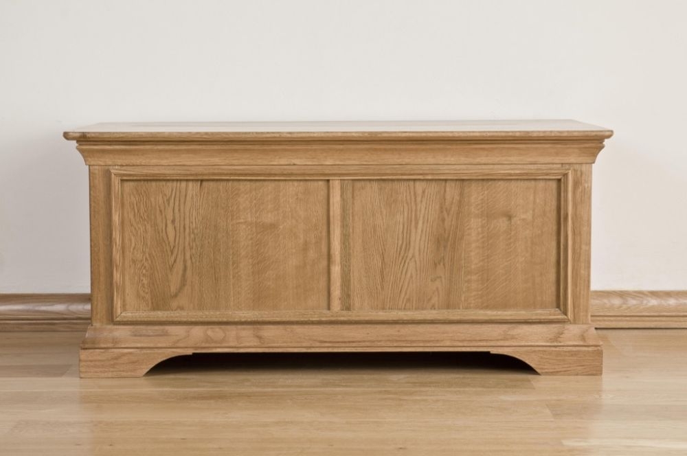 Lyon Oak Blanket Box