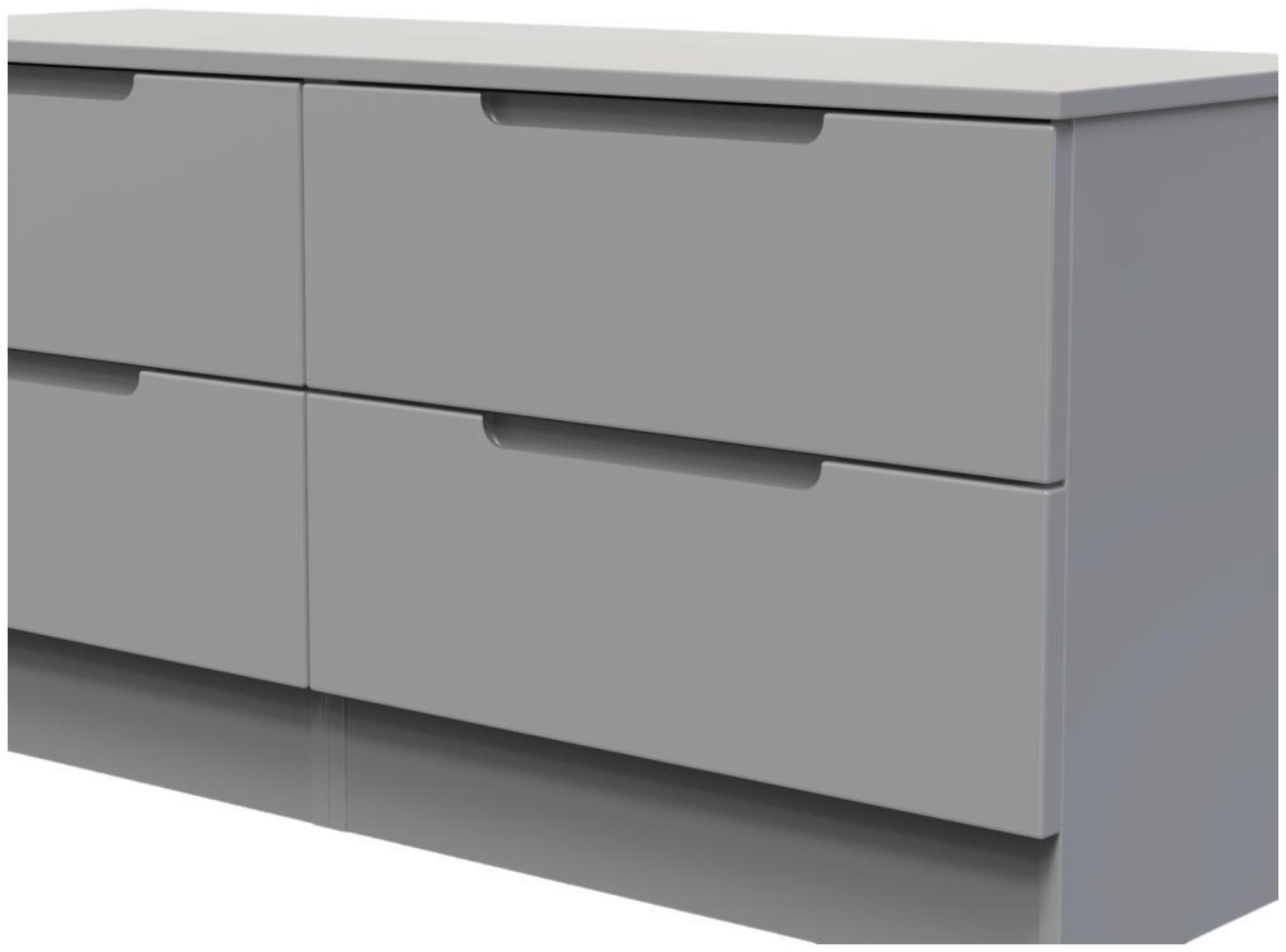 Milan Bed Box - Grey