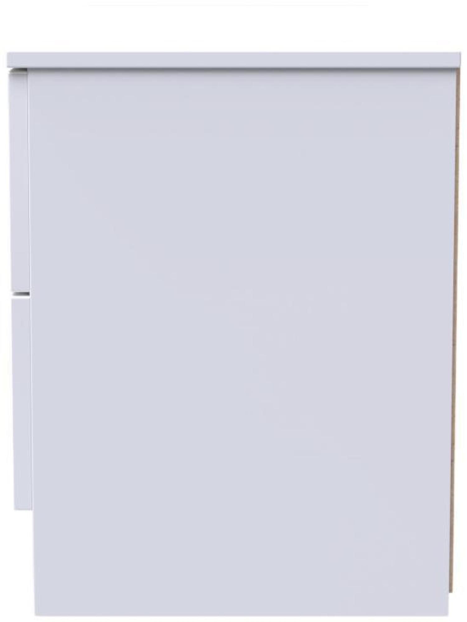 Milan Bed Box - White Gloss