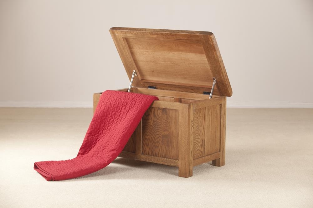 Originals Rustic Oak Blanket Box