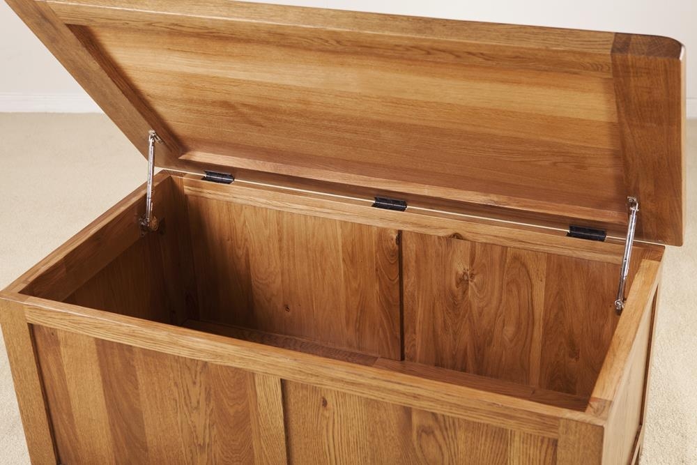 Originals Rustic Oak Large Blanket Box