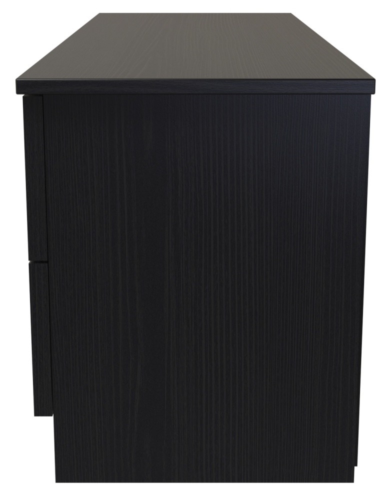 Rattan and Black Ash Bed Box