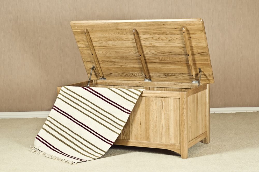 Shaker Oak Blanket Box
