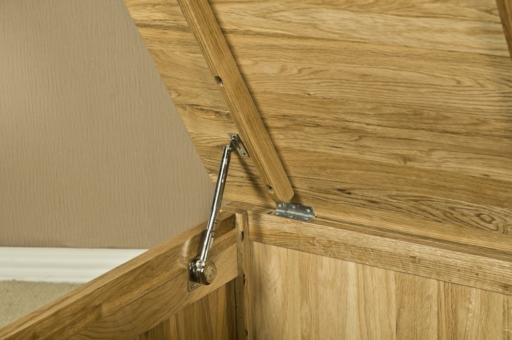 Shaker Oak Blanket Box