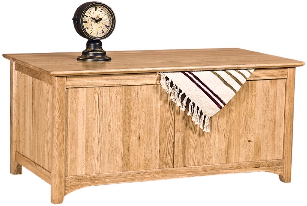 Shaker Oak Blanket Box