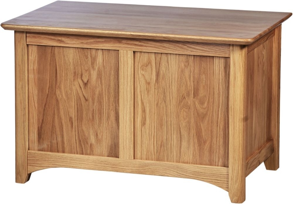 Shaker Oak Small Blanket Box