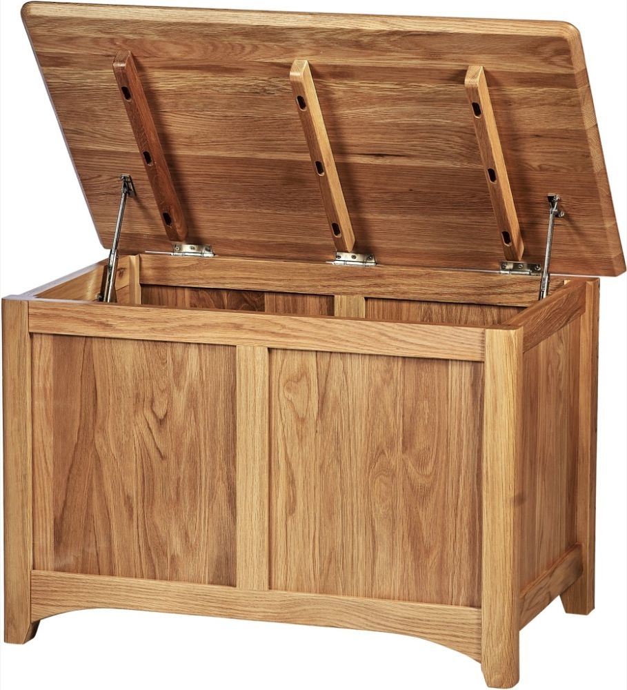 Shaker Oak Small Blanket Box