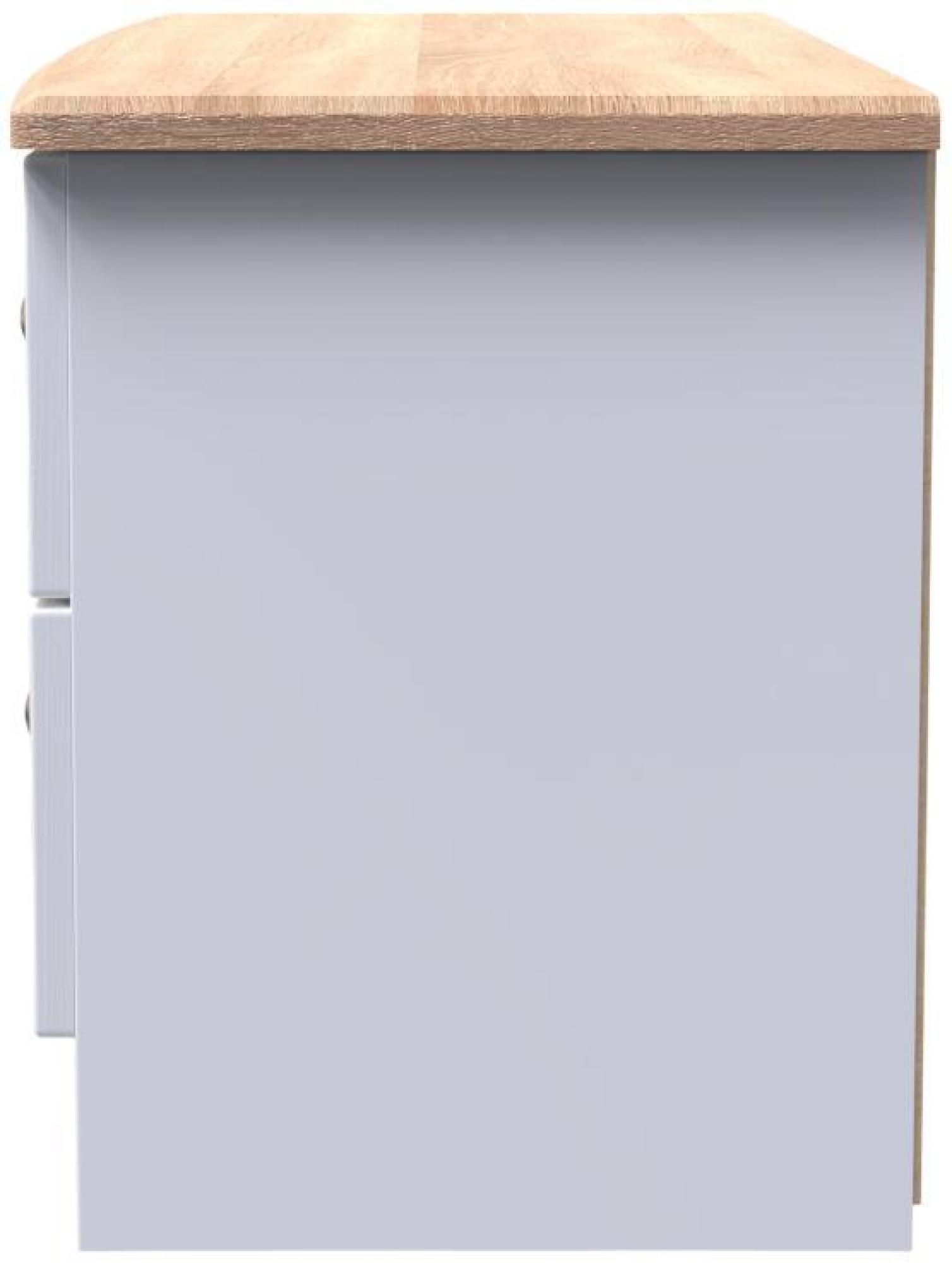 Sussex Bed Box - White and Oak