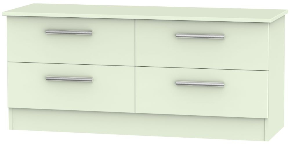 Contrast Bed Box - Vanilla