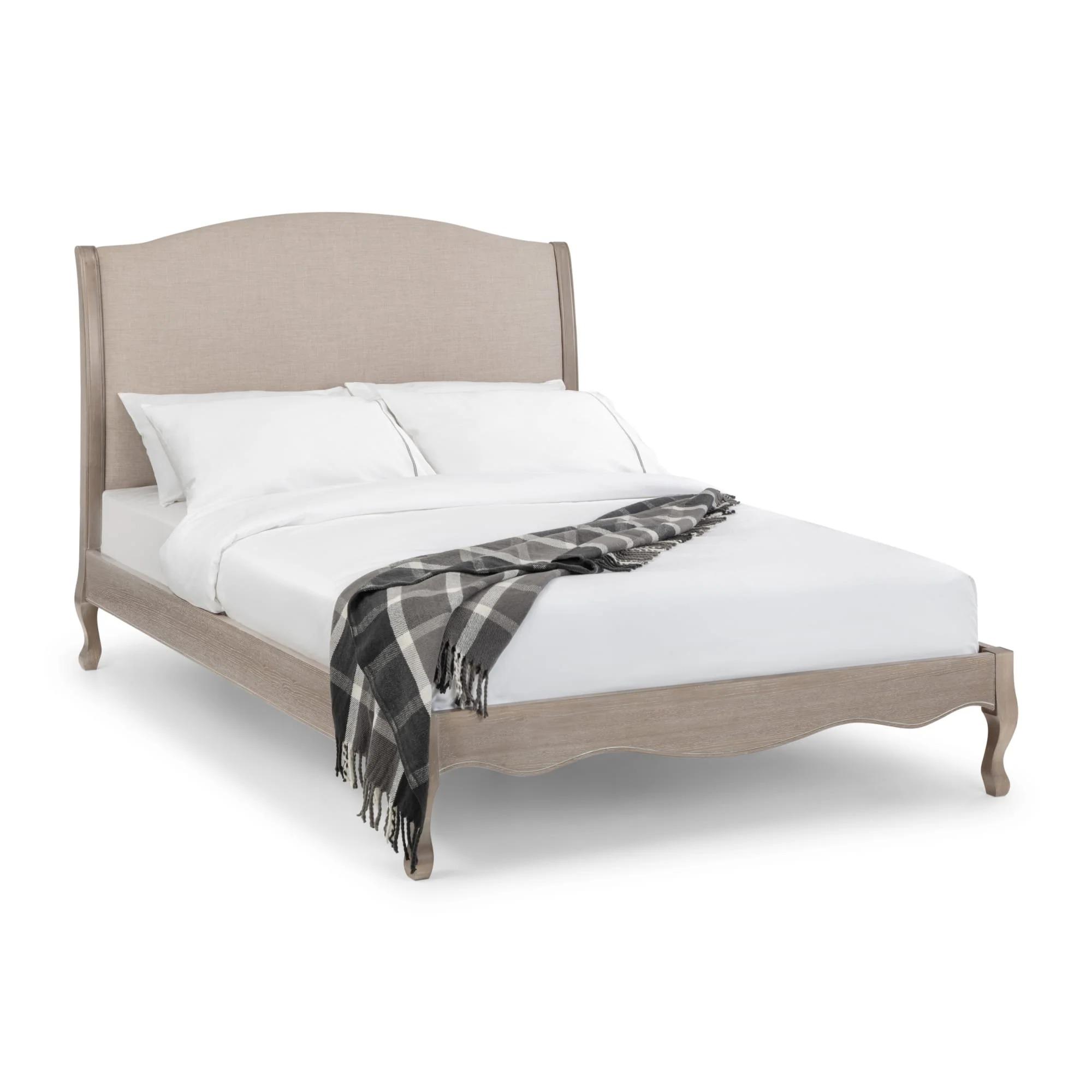 Camille Bed - French Style - Oak - Sizes Available
