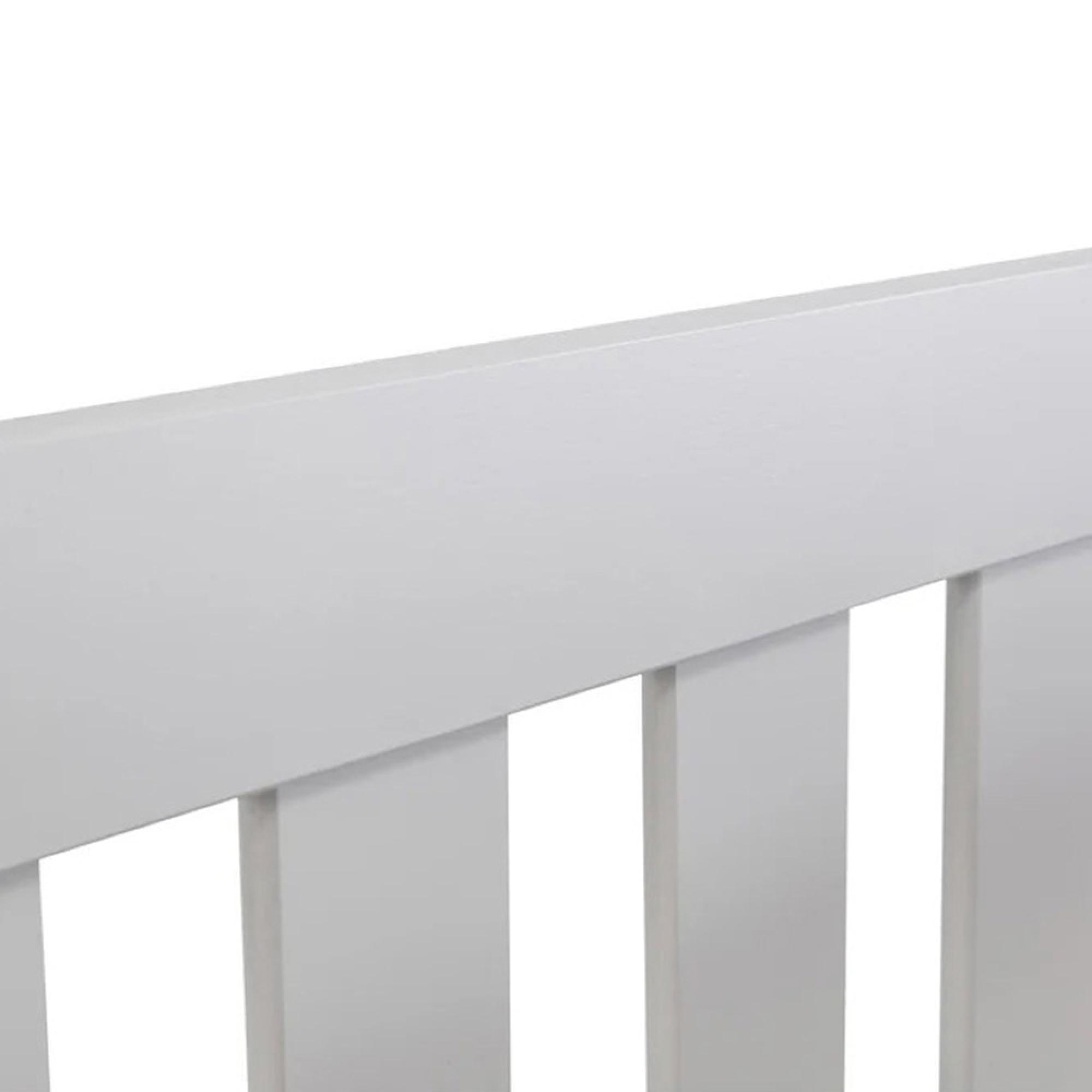 Luna Slatted Bed - Grey - Sizes Available