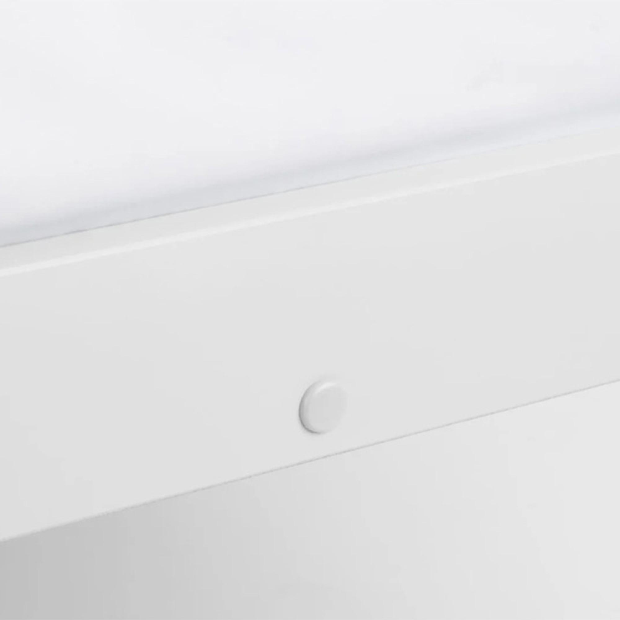 Luna Slatted Bed - White - Sizes Available