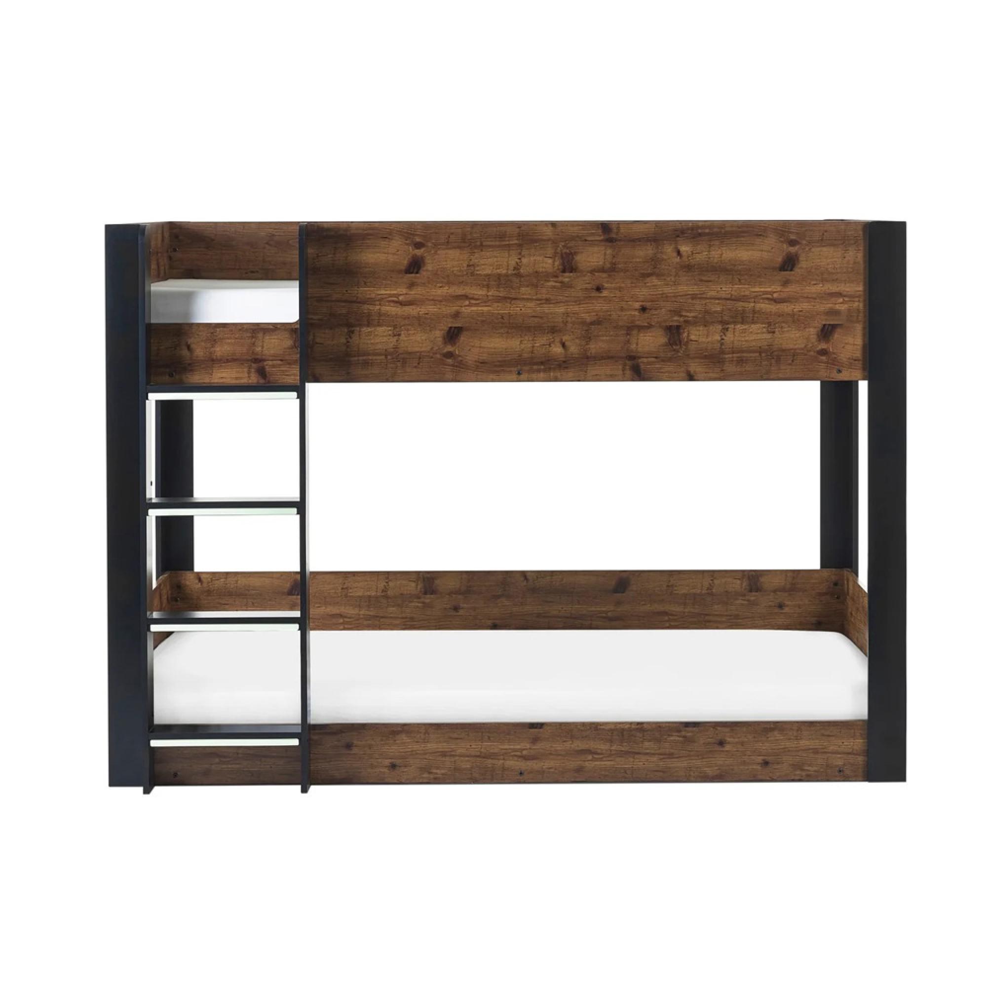 Solomon Bunk Bed - Rustic