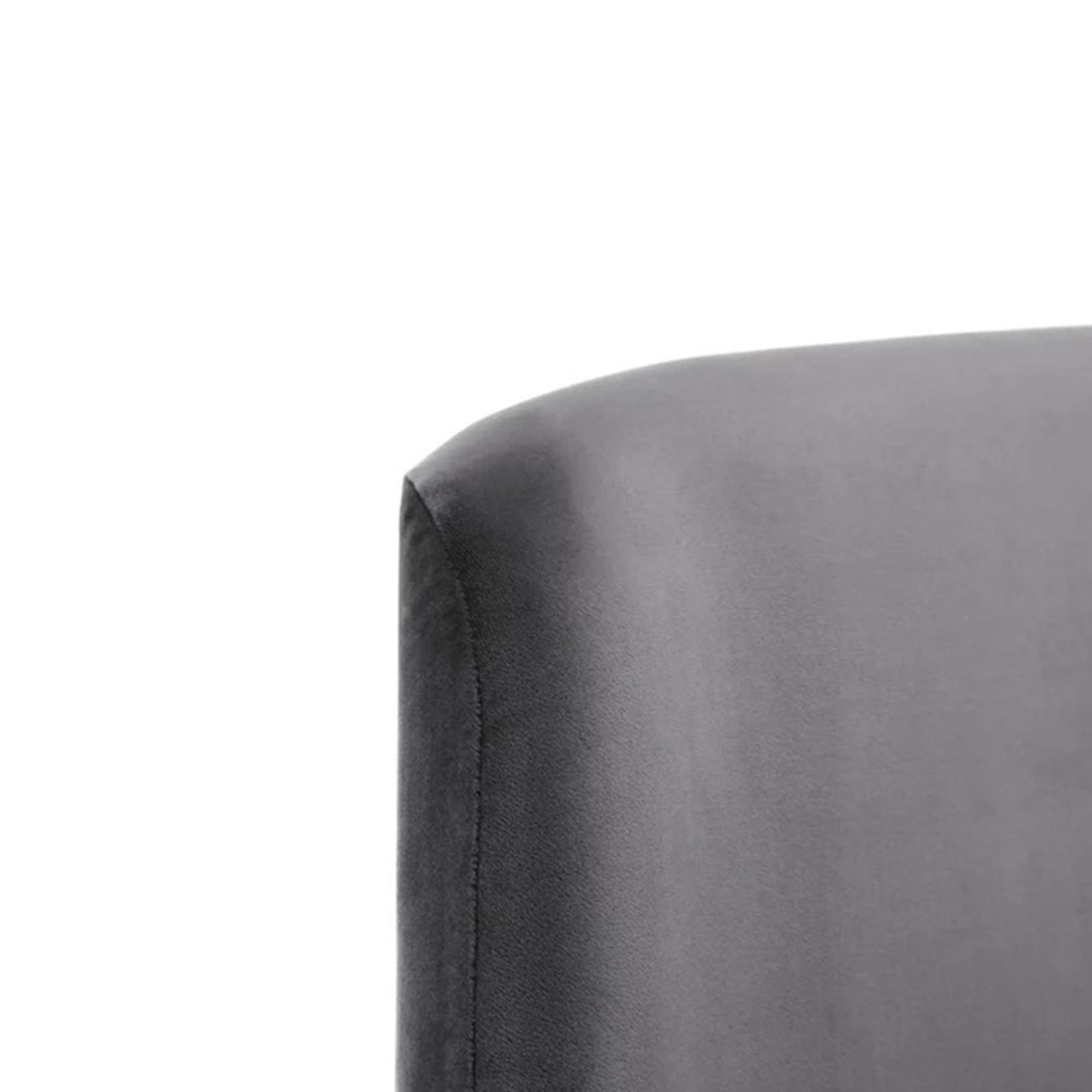 Frida Bed - Grey Fabric - Sizes Available