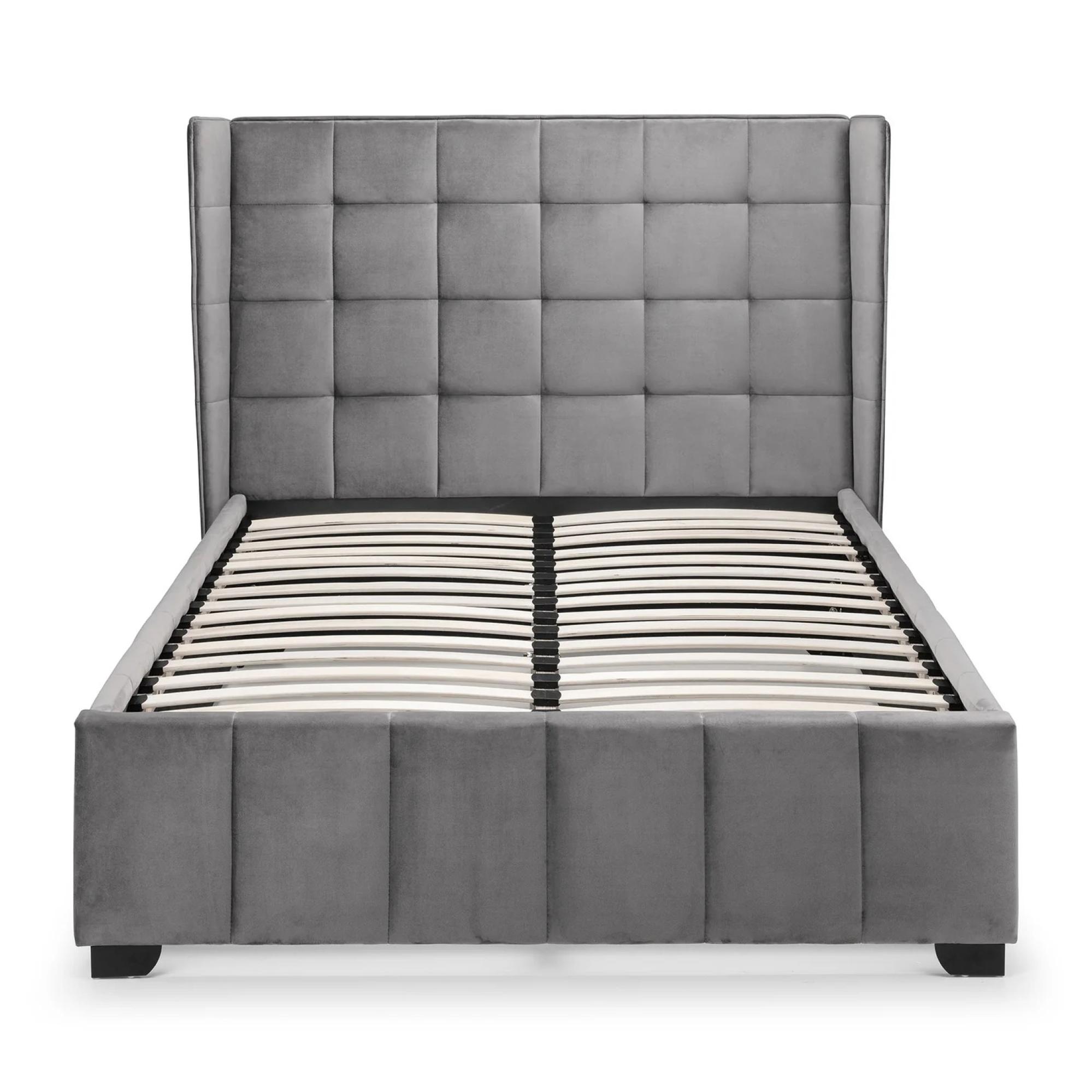 Gatsby Bed - Light Grey Fabric - Sizes Available