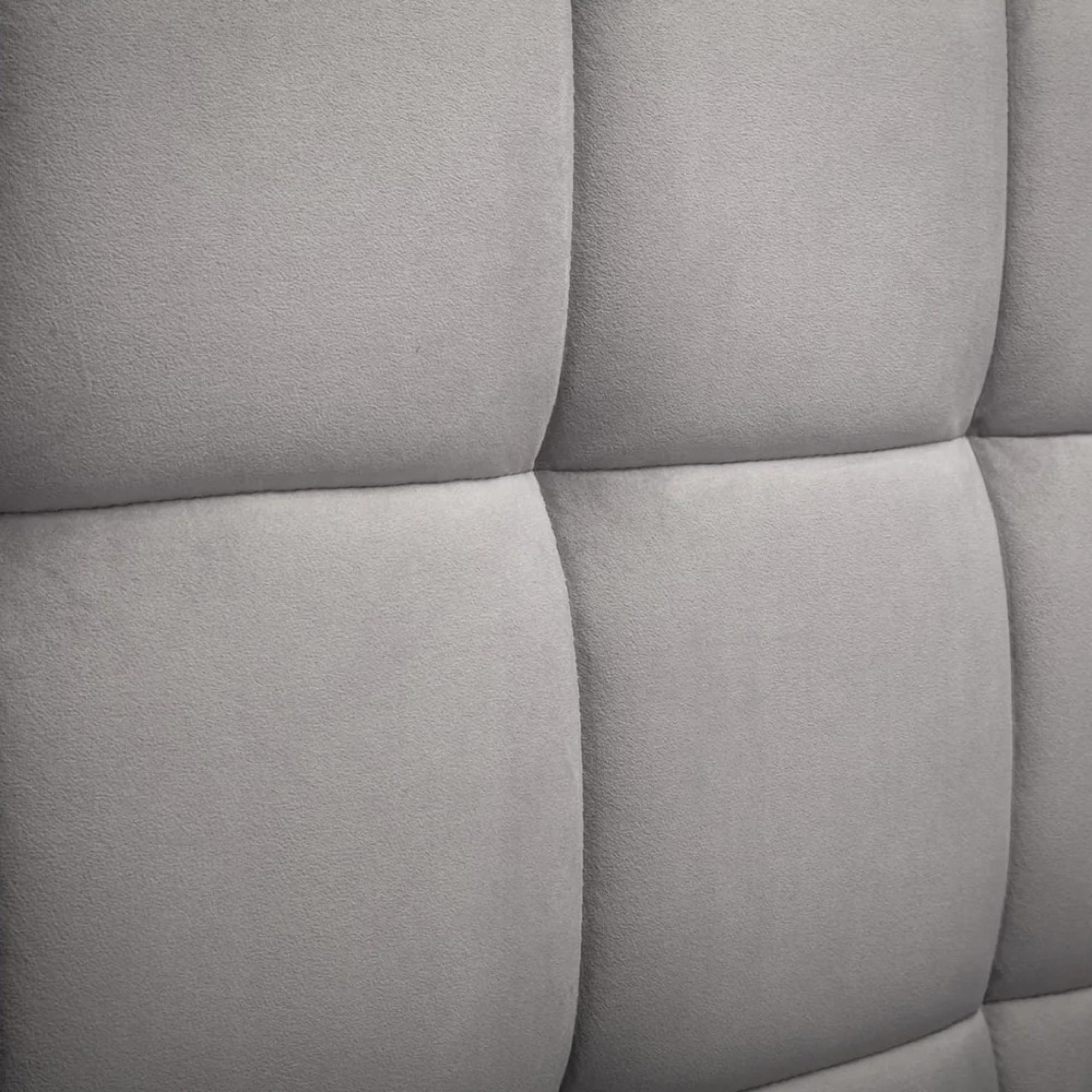 Gatsby Ottoman Storage Bed - Light Grey Fabric - Sizes Available