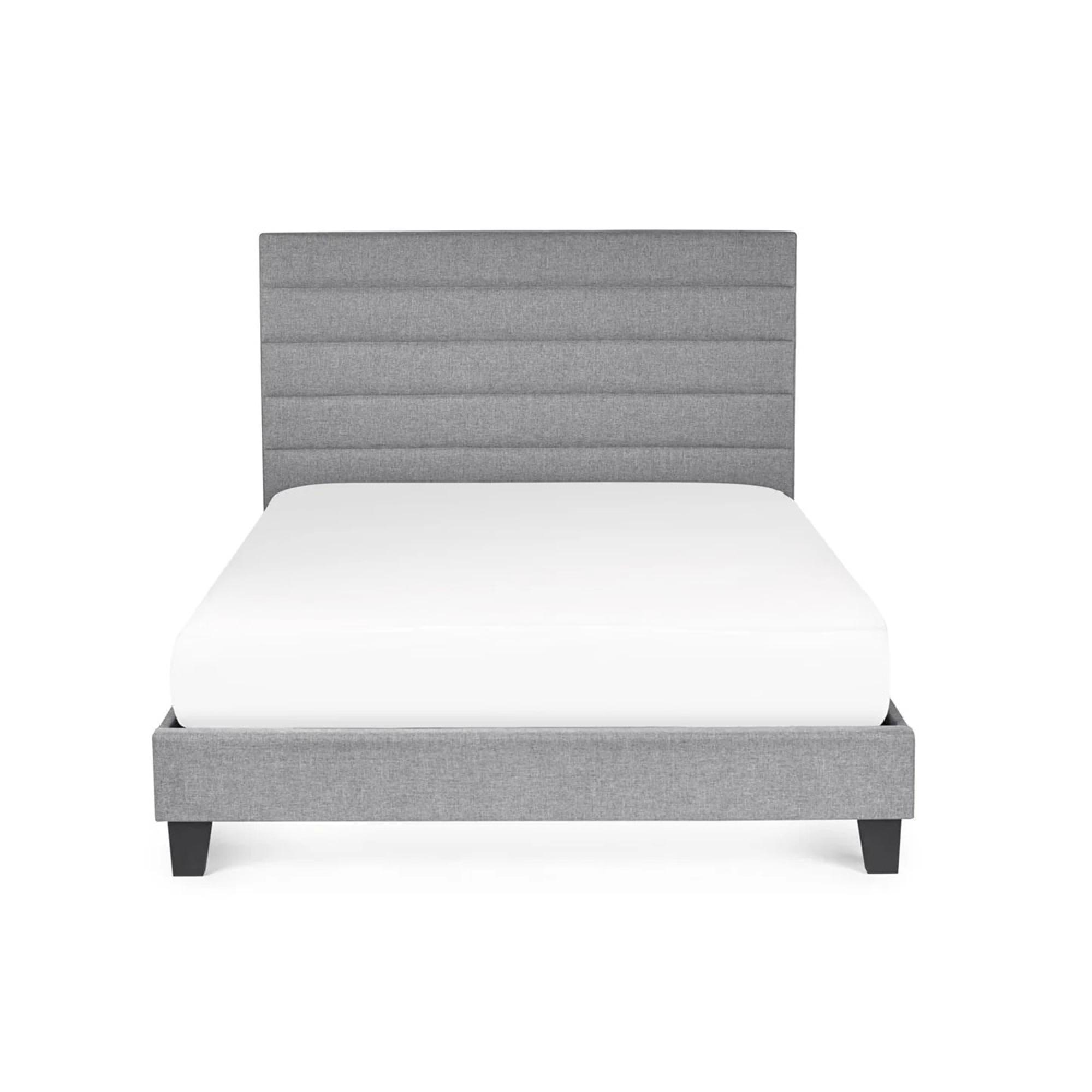 Merida Bed - Grey Fabric - Sizes Available
