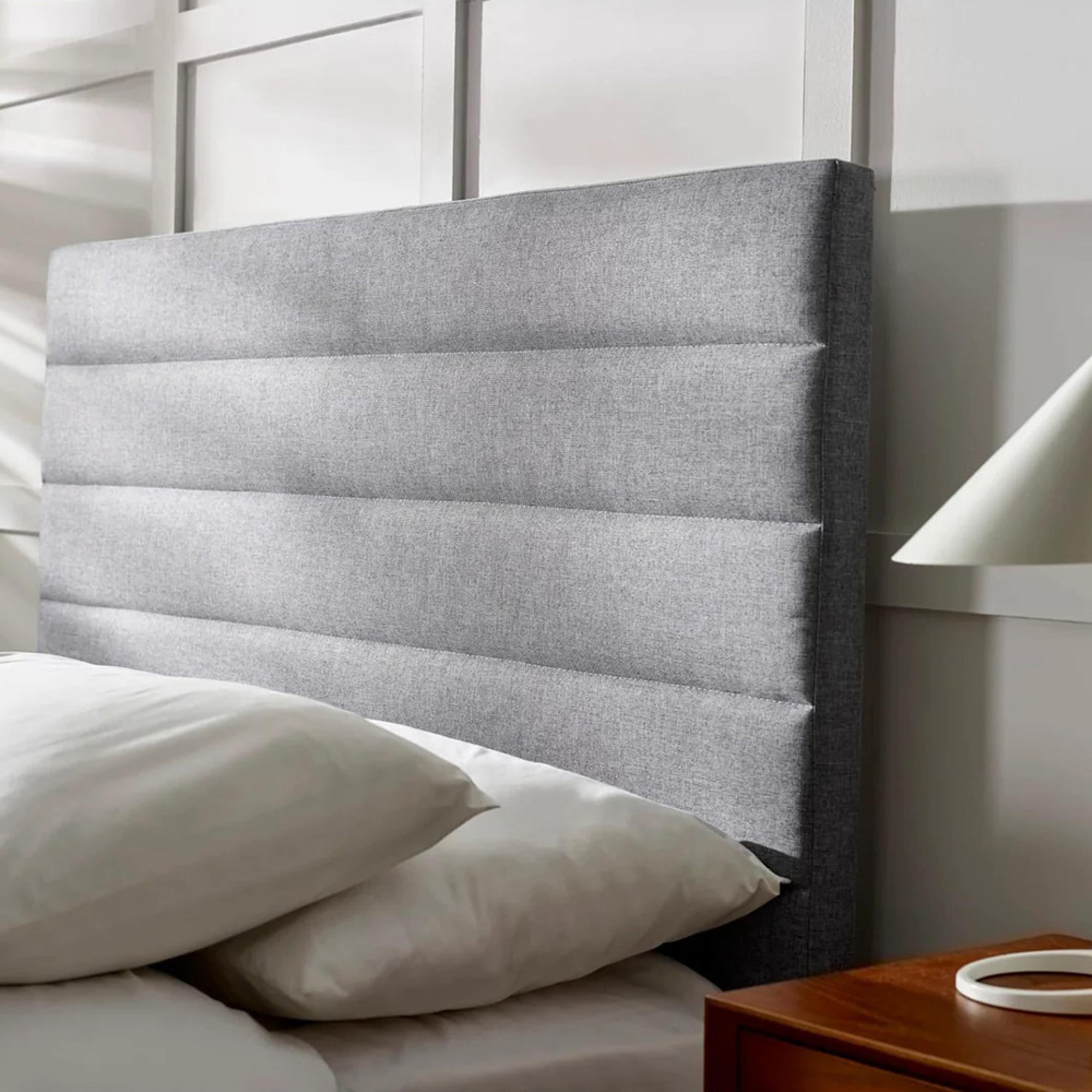 Merida Ottoman Storage Bed - Grey Fabric - Sizes Available