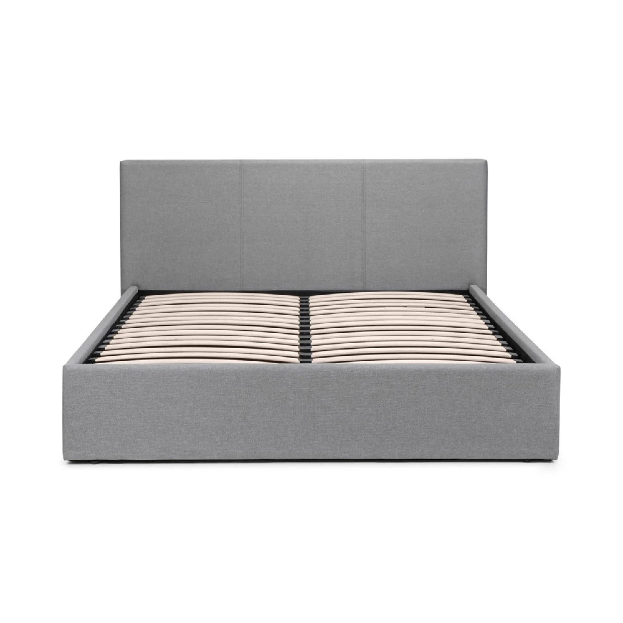 Rialto Ottoman Storage Bed - Grey Fabric - Sizes Available