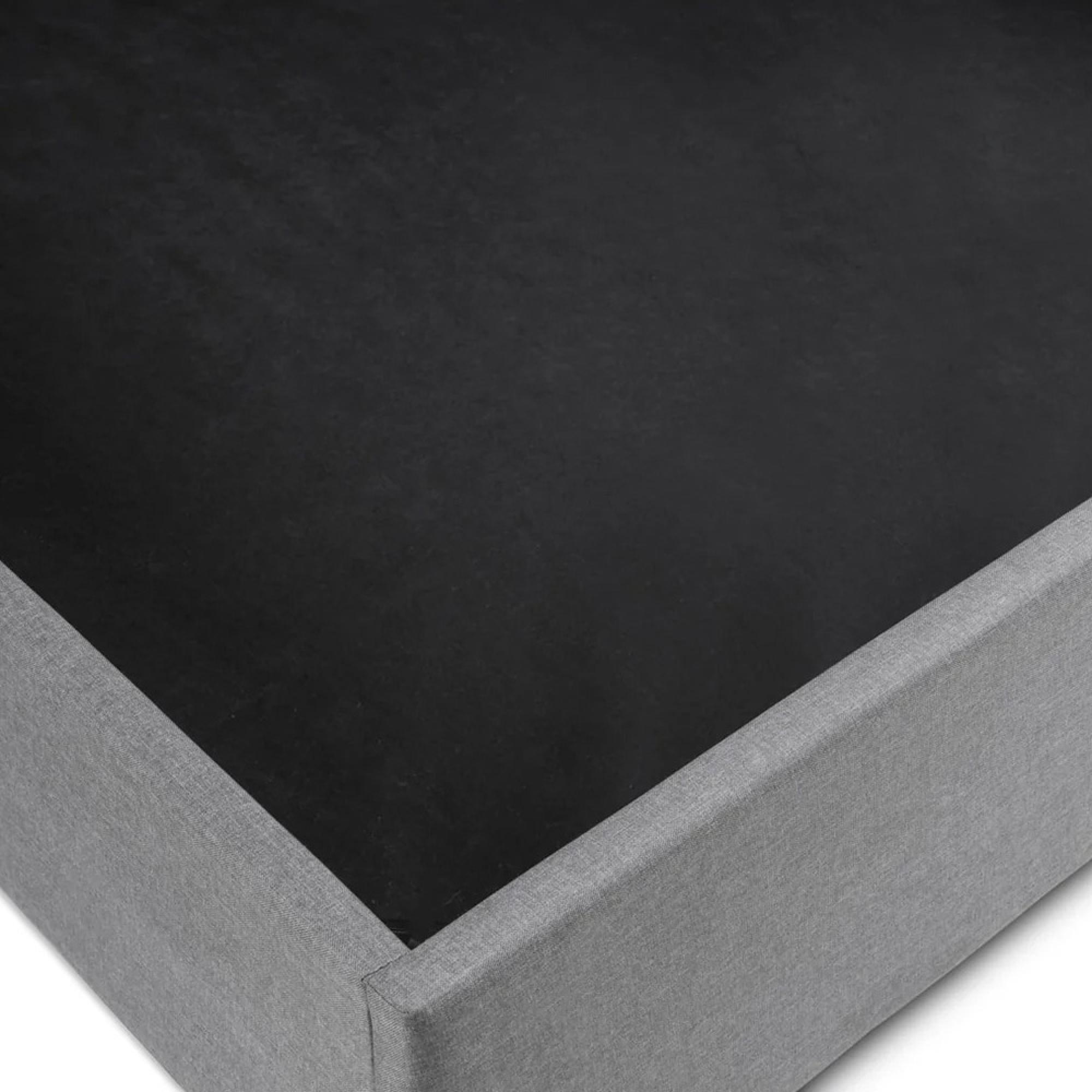 Rialto Ottoman Storage Bed - Grey Fabric - Sizes Available