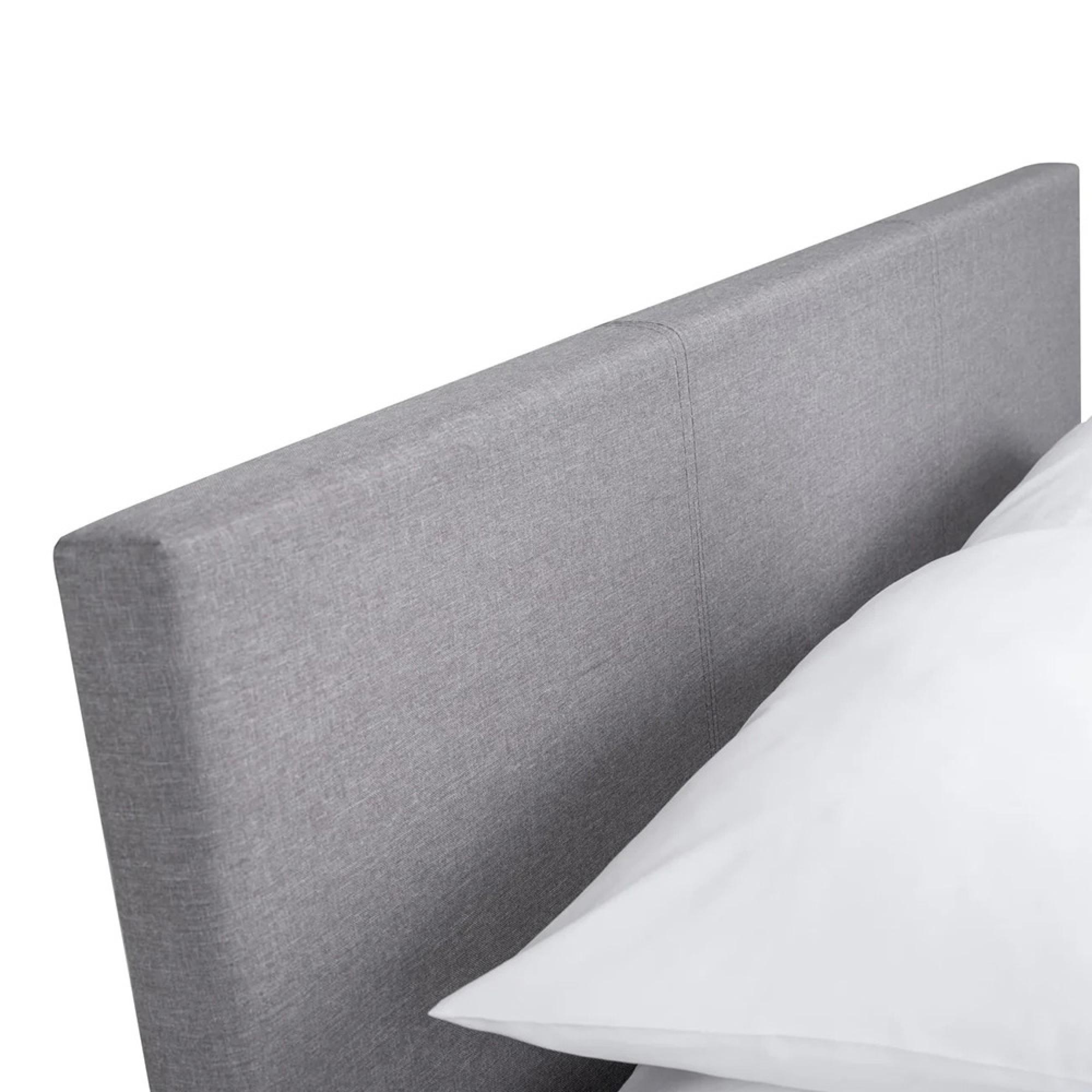 Rialto Ottoman Storage Bed - Grey Fabric - Sizes Available