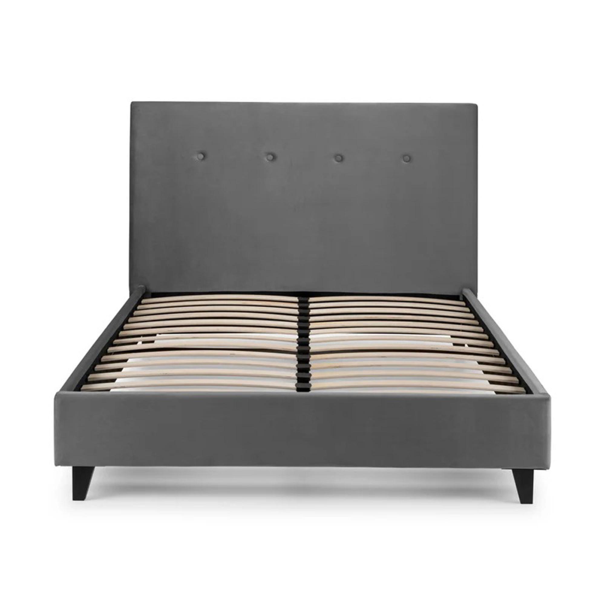 Shoreditch Bed - Grey Fabric - Sizes Available