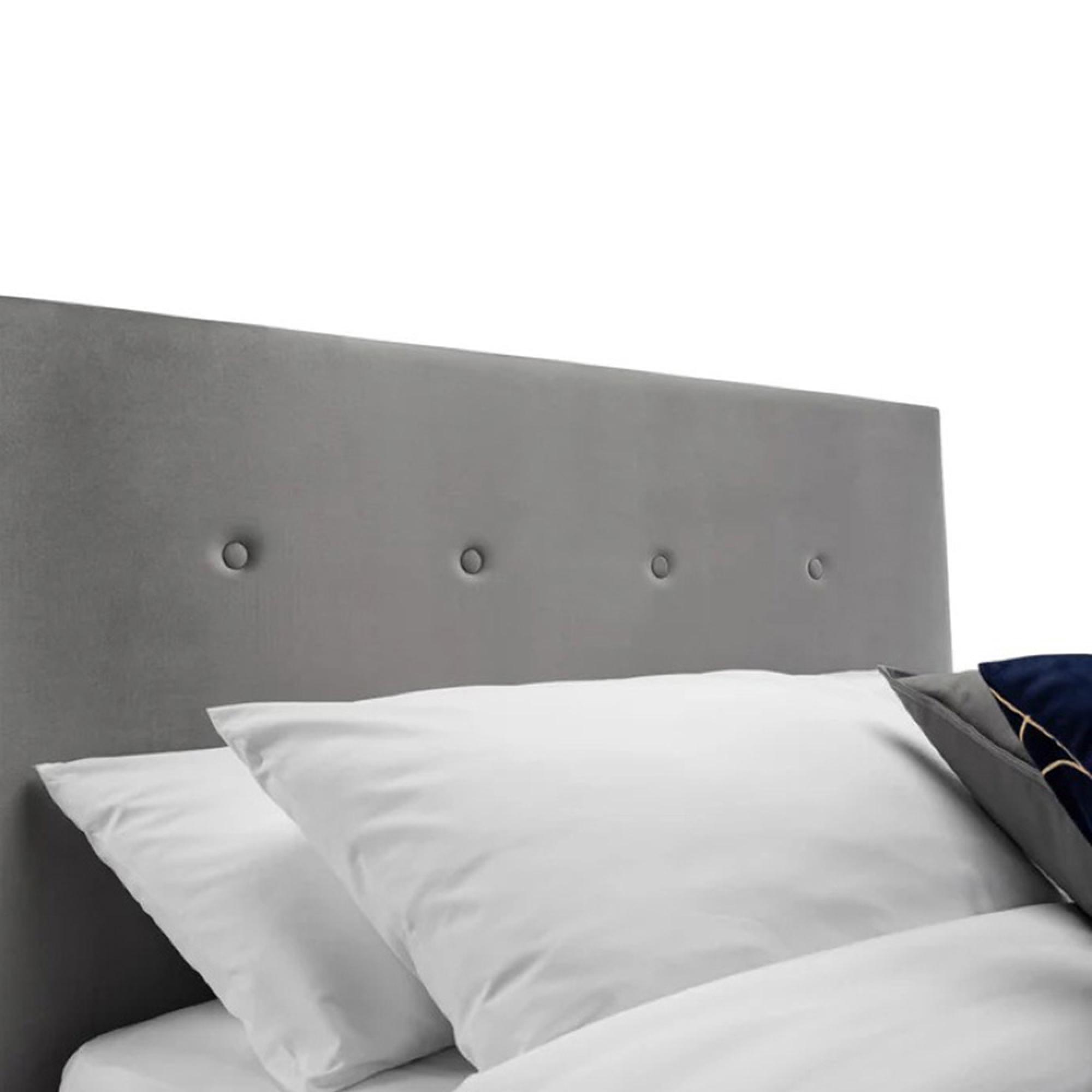 Shoreditch Bed - Grey Fabric - Sizes Available