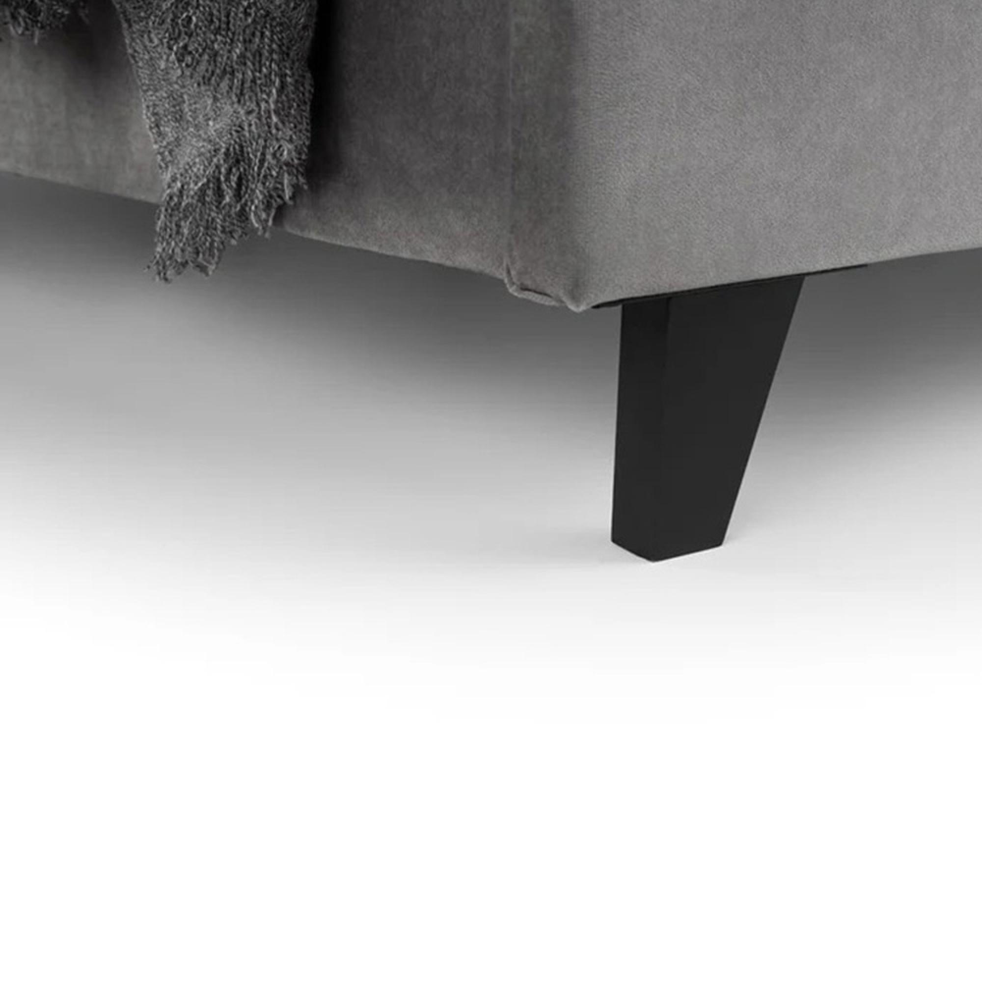 Shoreditch Bed - Grey Fabric - Sizes Available