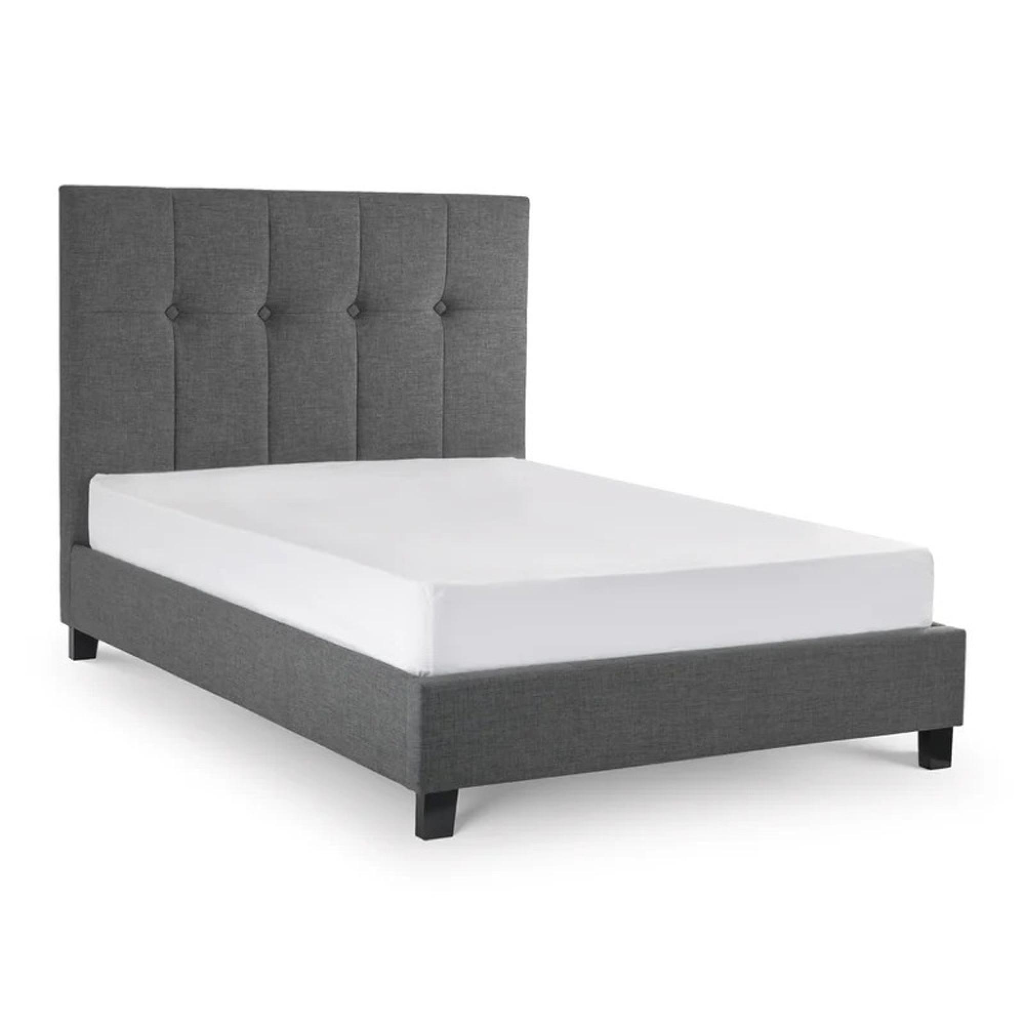 Sorrento Bed - Grey Fabric - Sizes Available