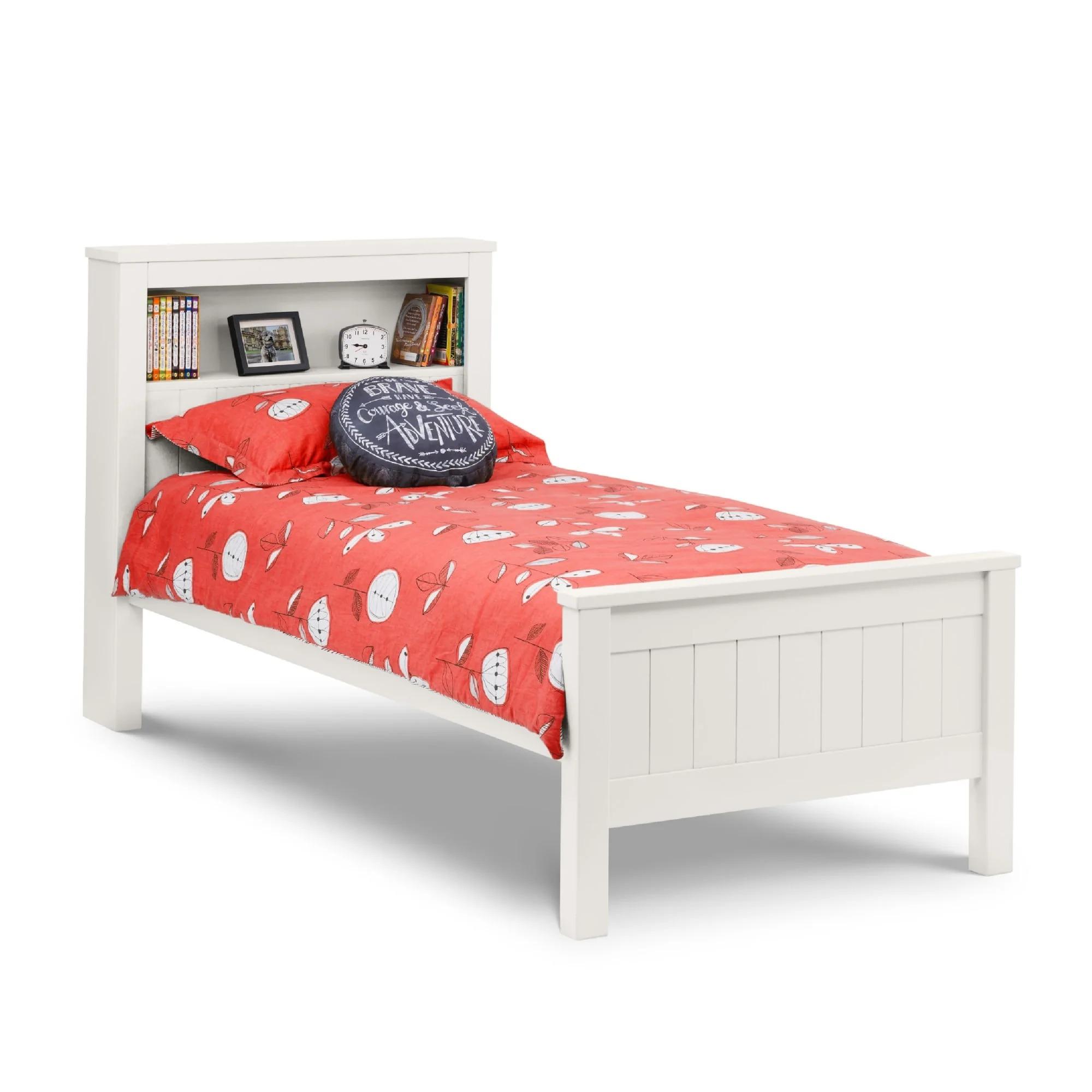 Maine Bookcase Bed - White