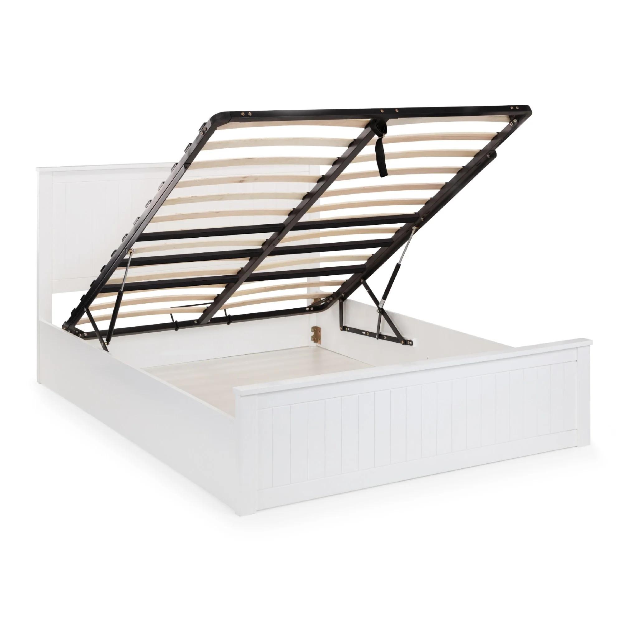 Maine Ottoman Storage Bed - White - Sizes Available