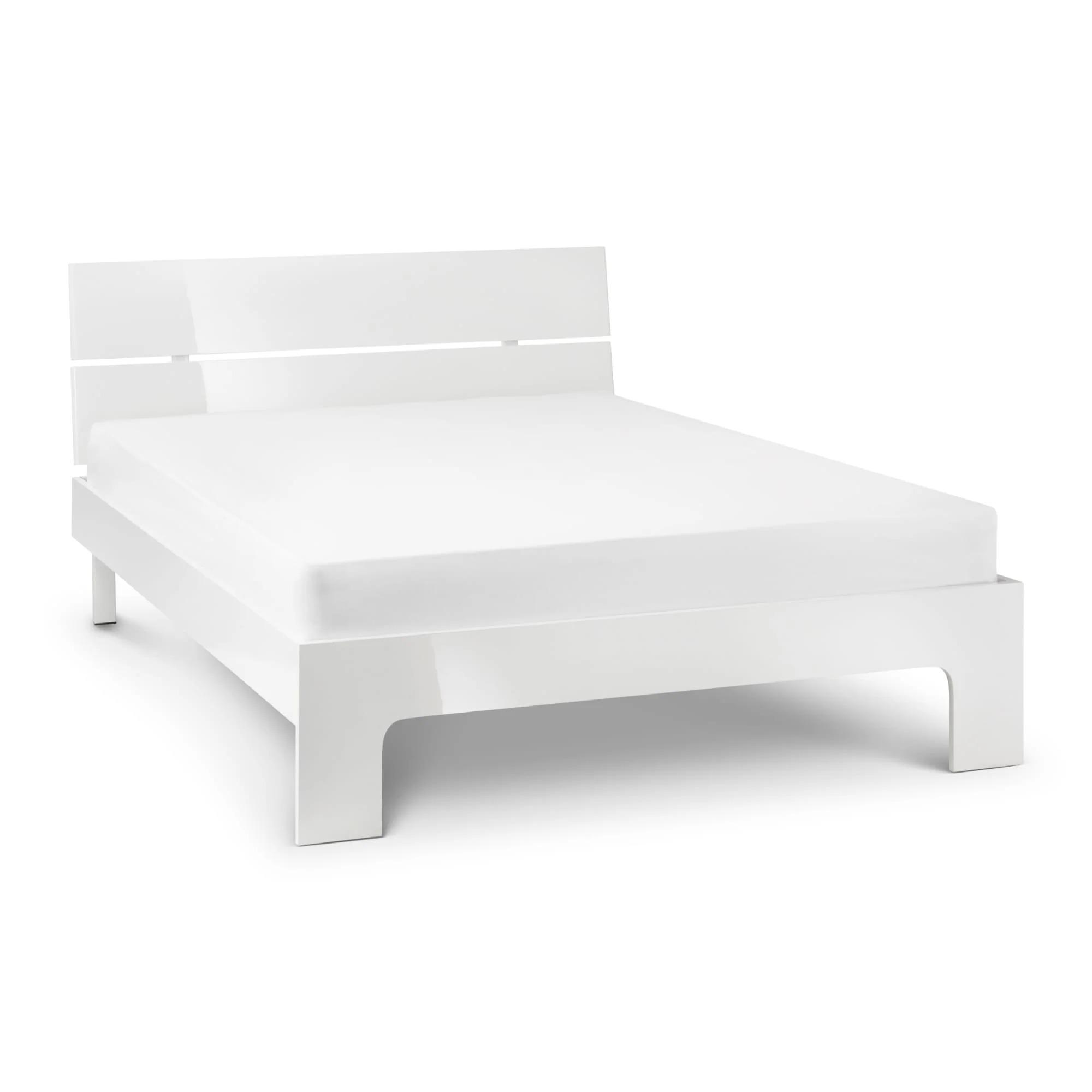 Manhattan Bed - White Gloss - Sizes Available