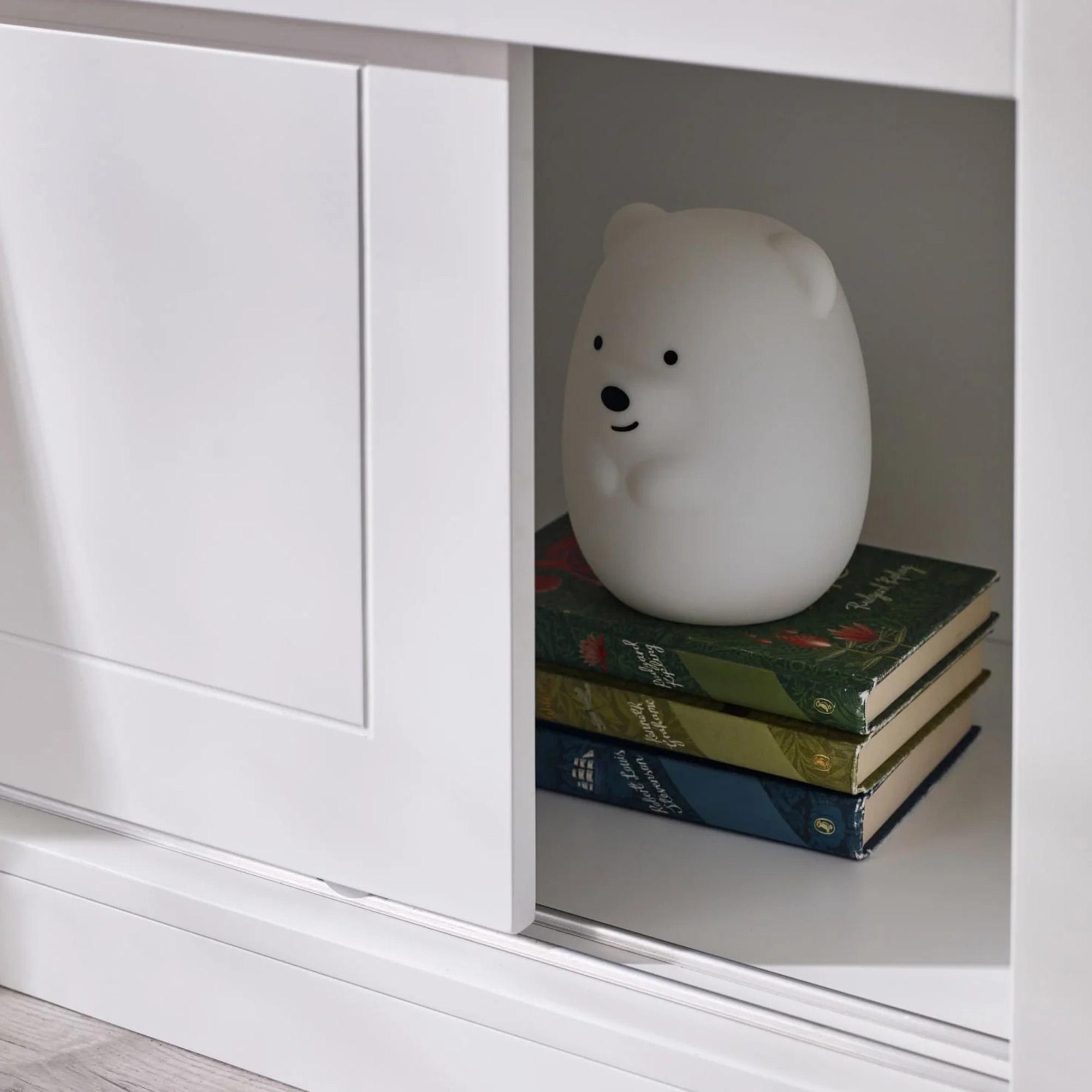 Acorn Treehouse Storage Midsleeper Bed - White