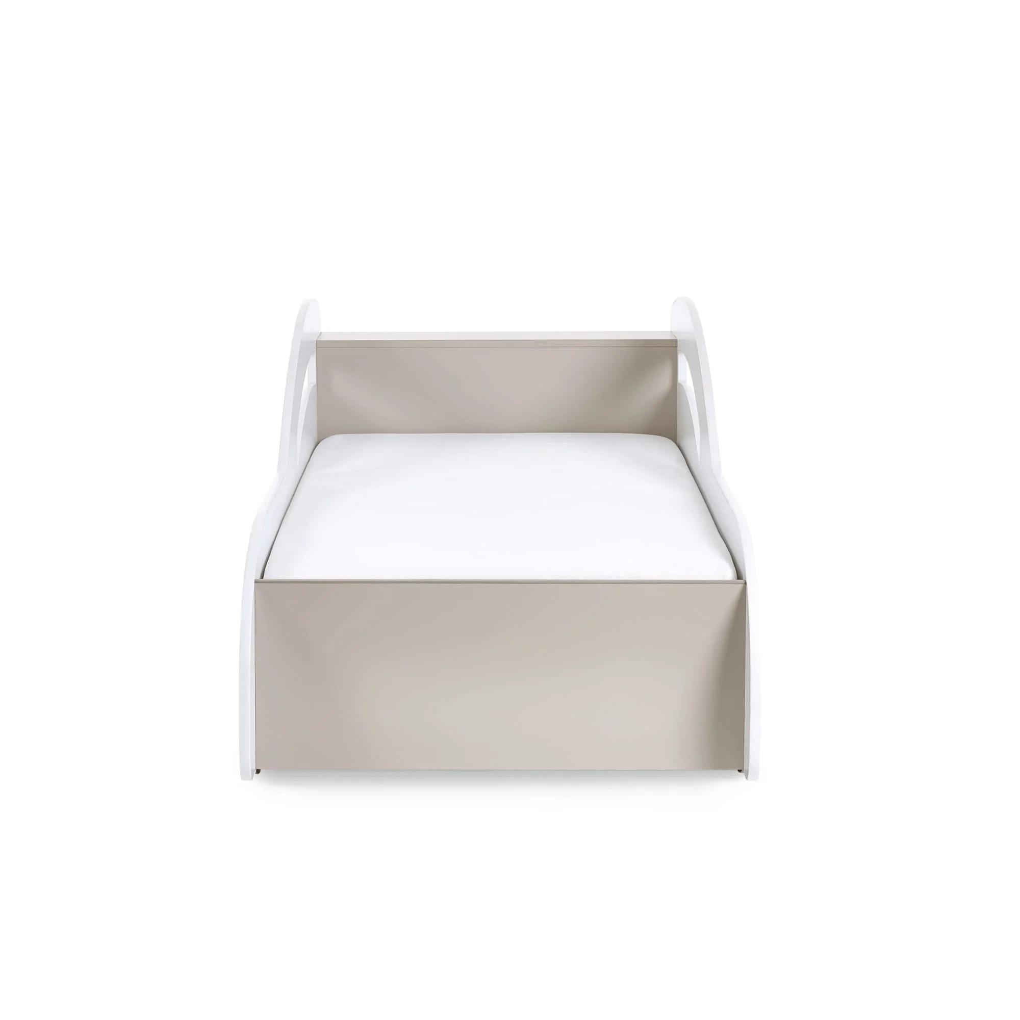 Atlantis Toddler Car Bed - White