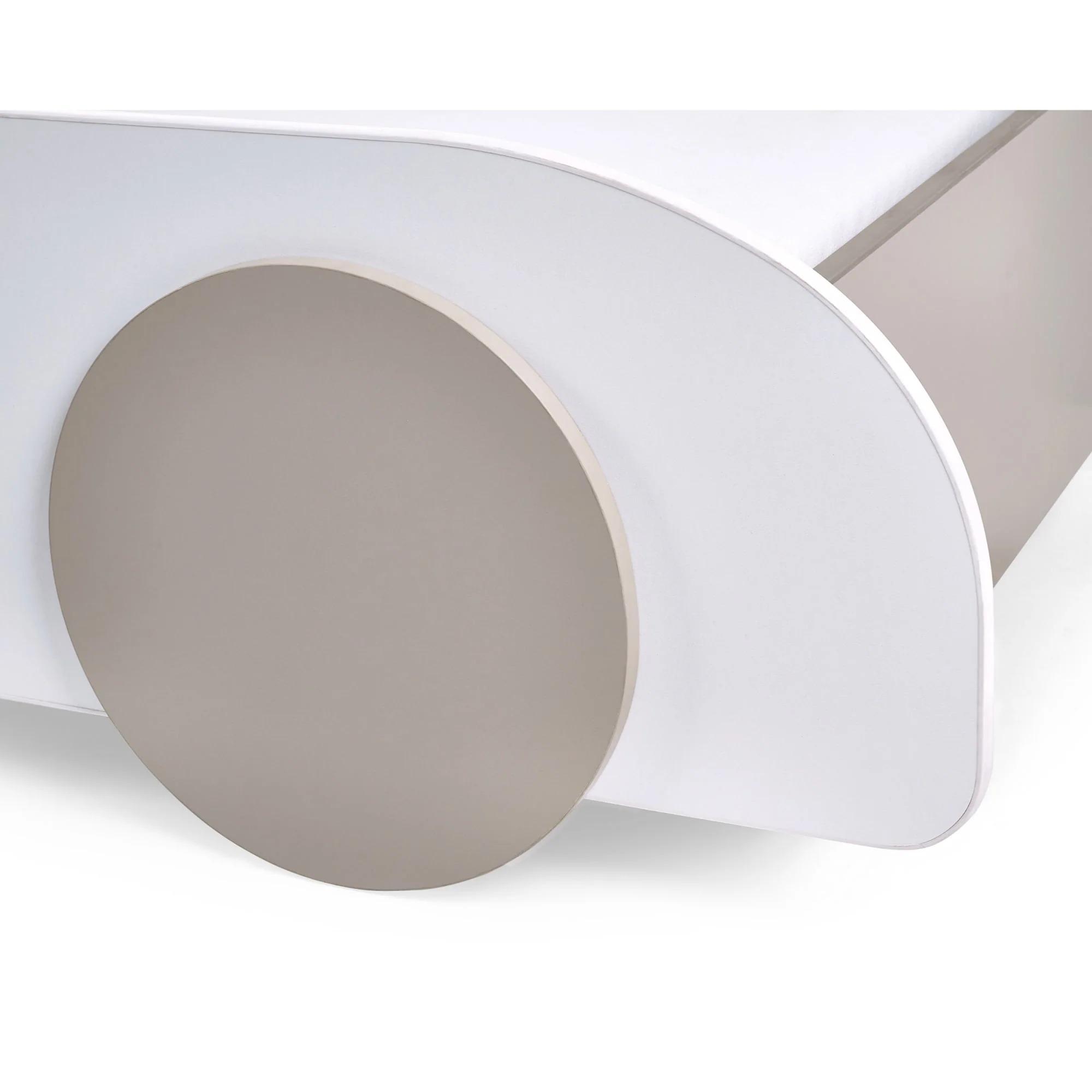 Atlantis Toddler Car Bed - White