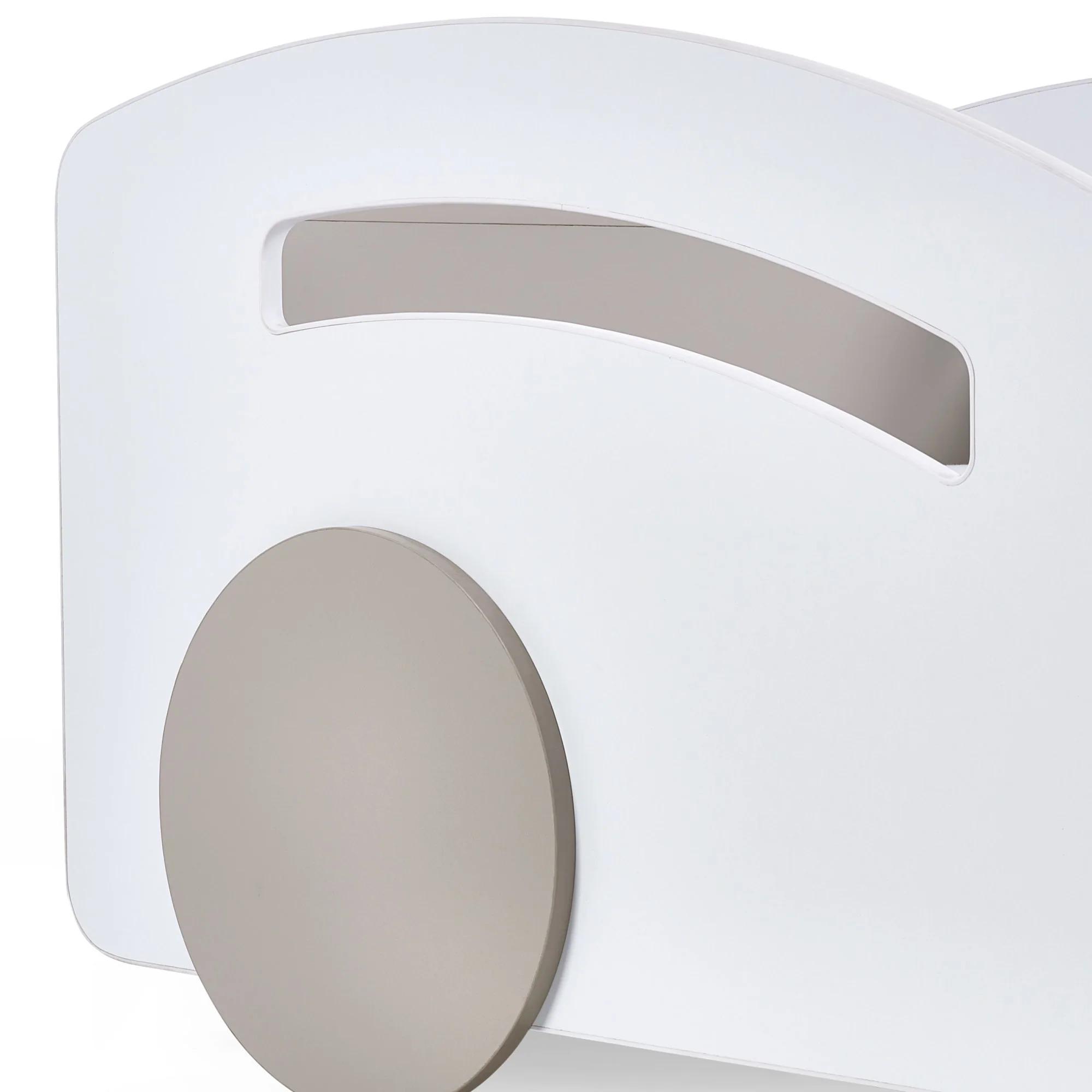 Atlantis Toddler Car Bed - White