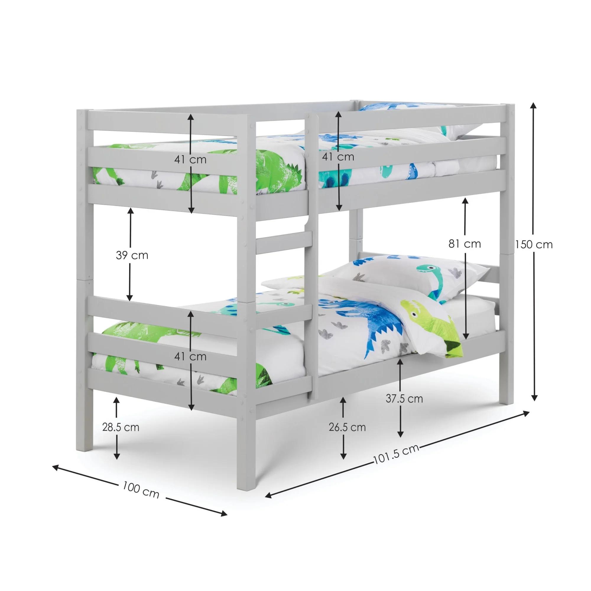 Camden Bunk Bed - Pine - Grey