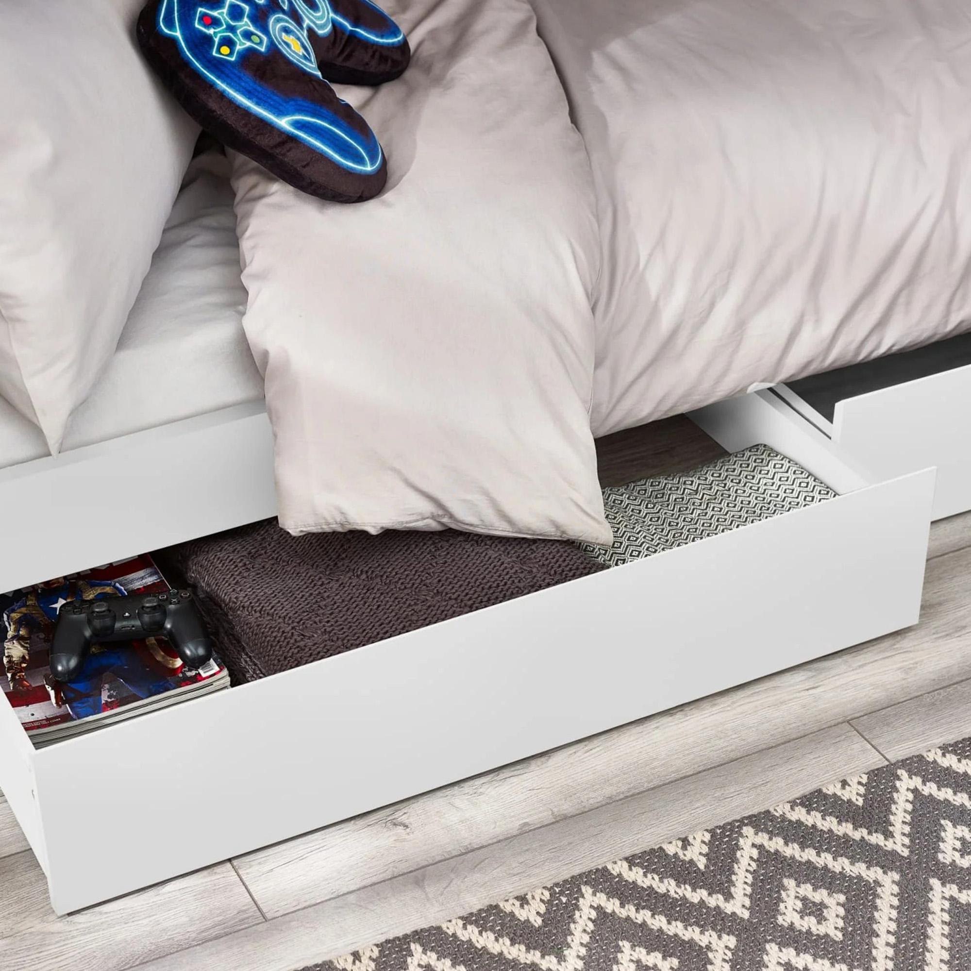 Camelot Staircase Bunk Bed - White