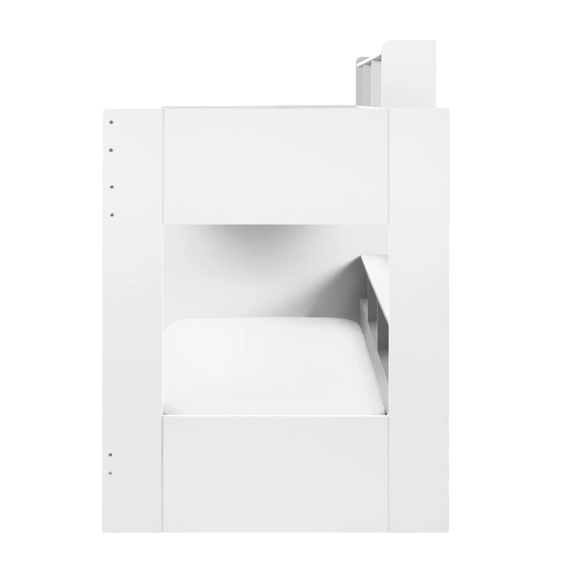 Camelot Staircase Bunk Bed - White