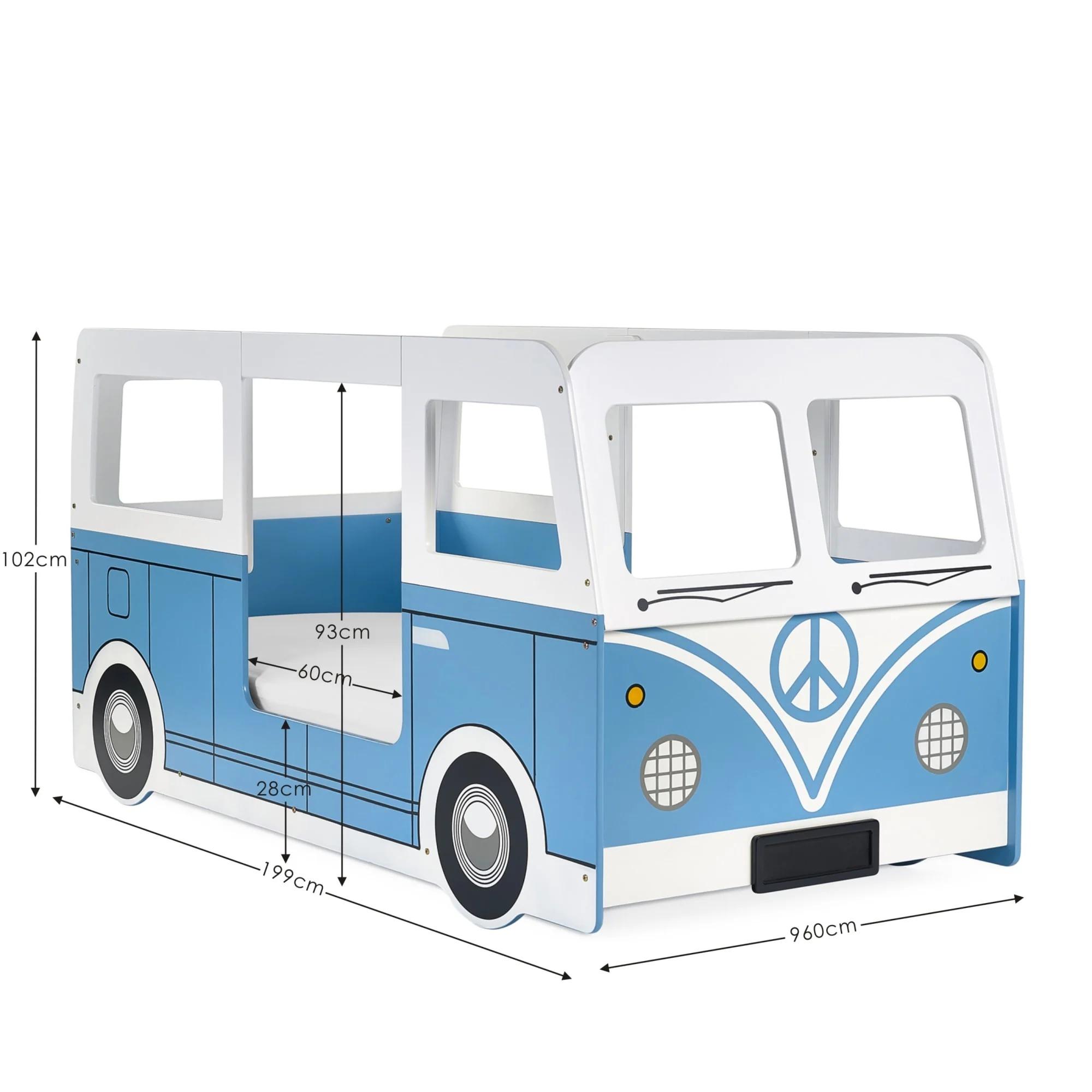 Campervan Novelty Bunk Bed - Light Blue