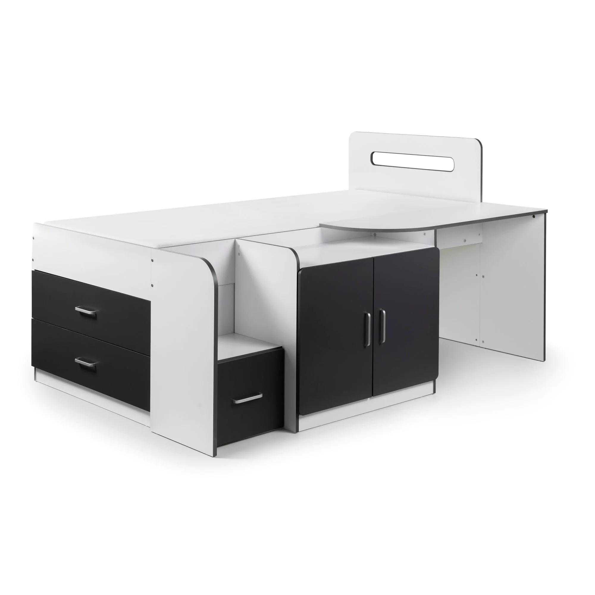 Cookie Cabin Bed - White and Black