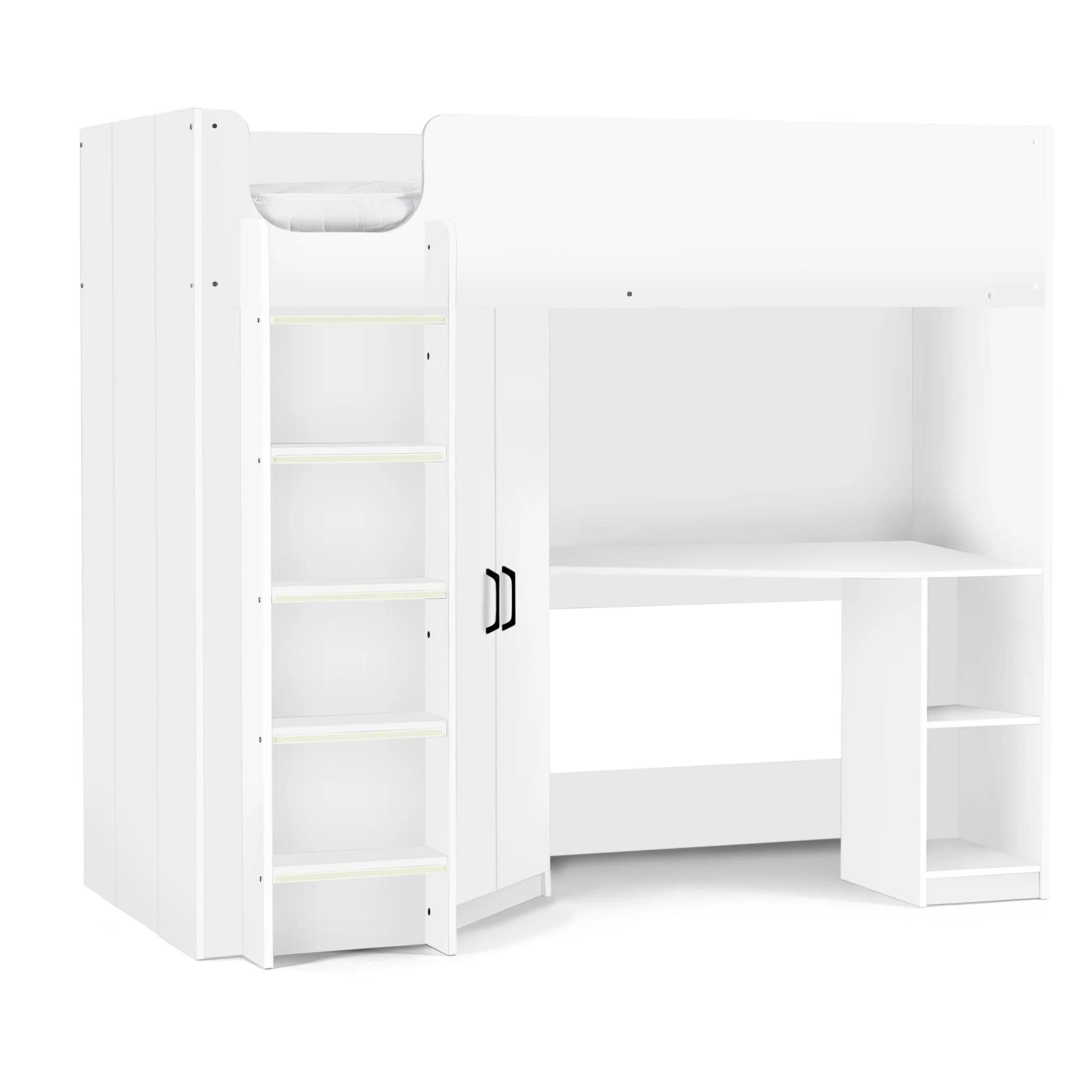 Hercules Highsleeper Bed - White