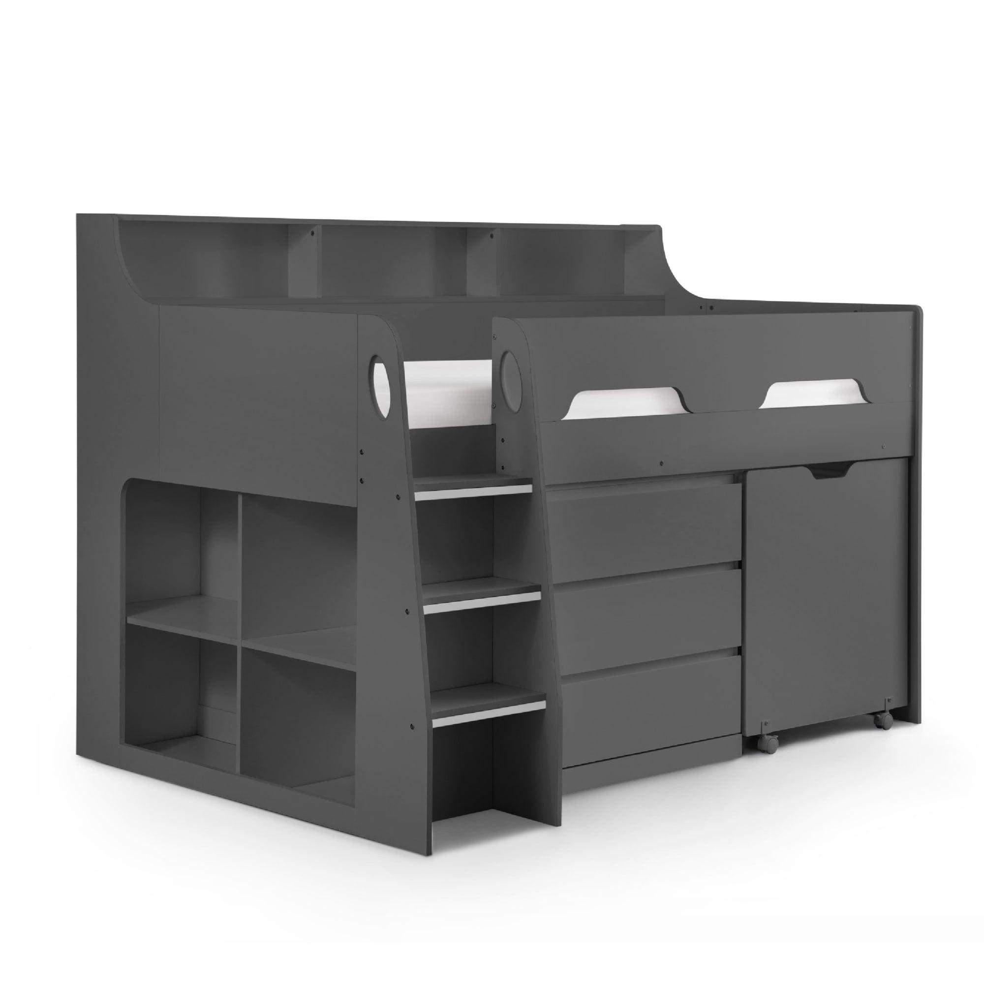 Jupiter Midsleeper Bed - Dark Grey