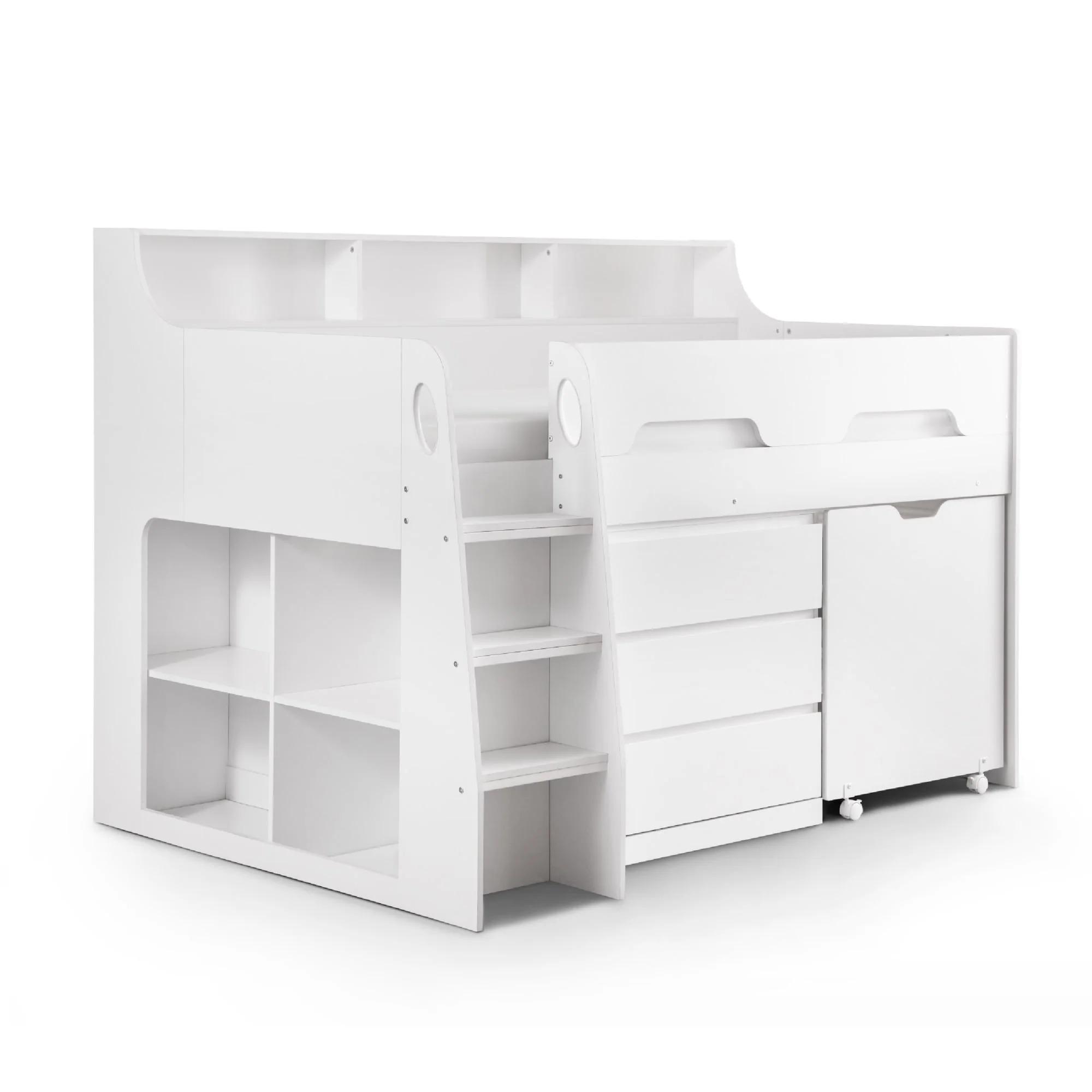 Jupiter Midsleeper Bed - White