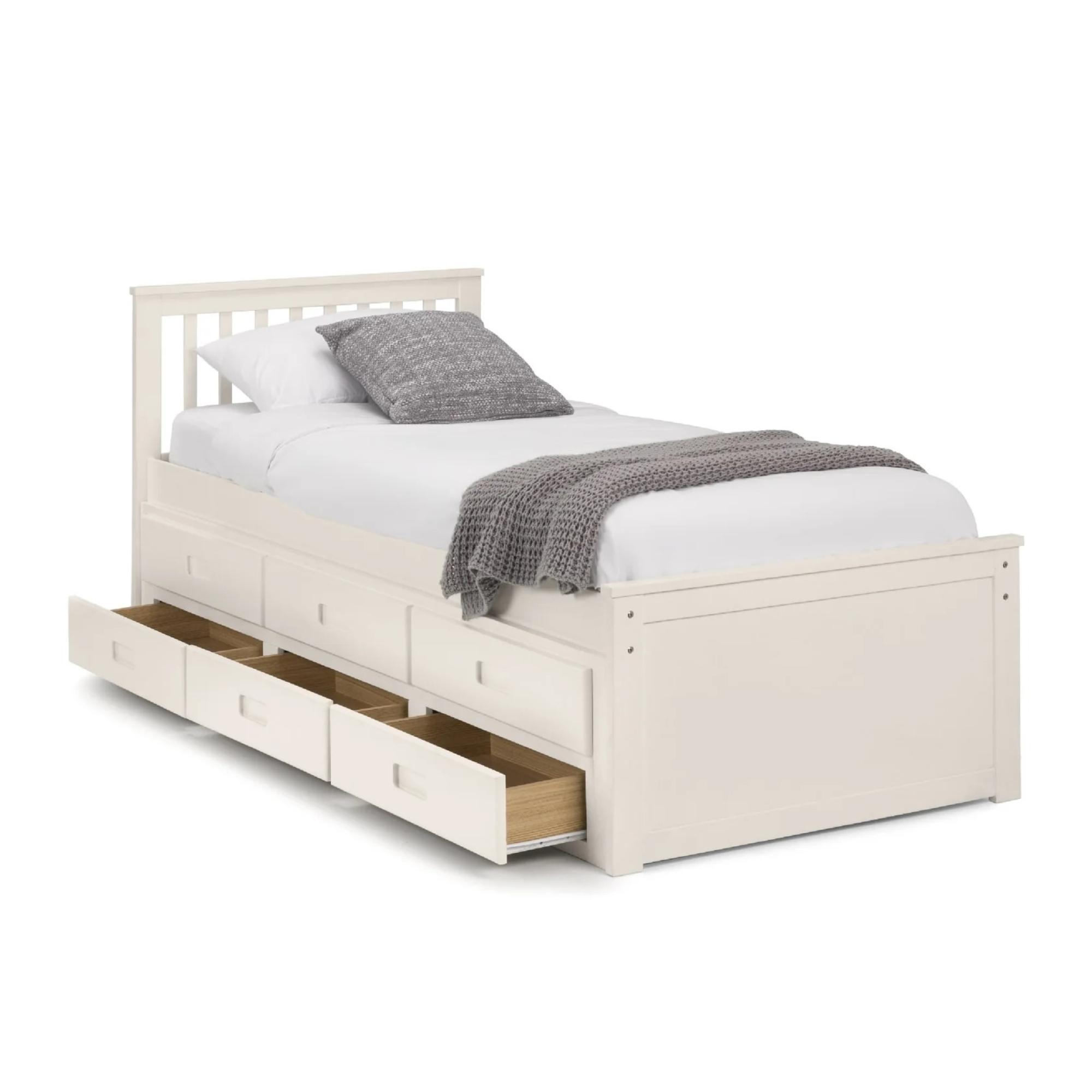 Maisie Captains Bed - White