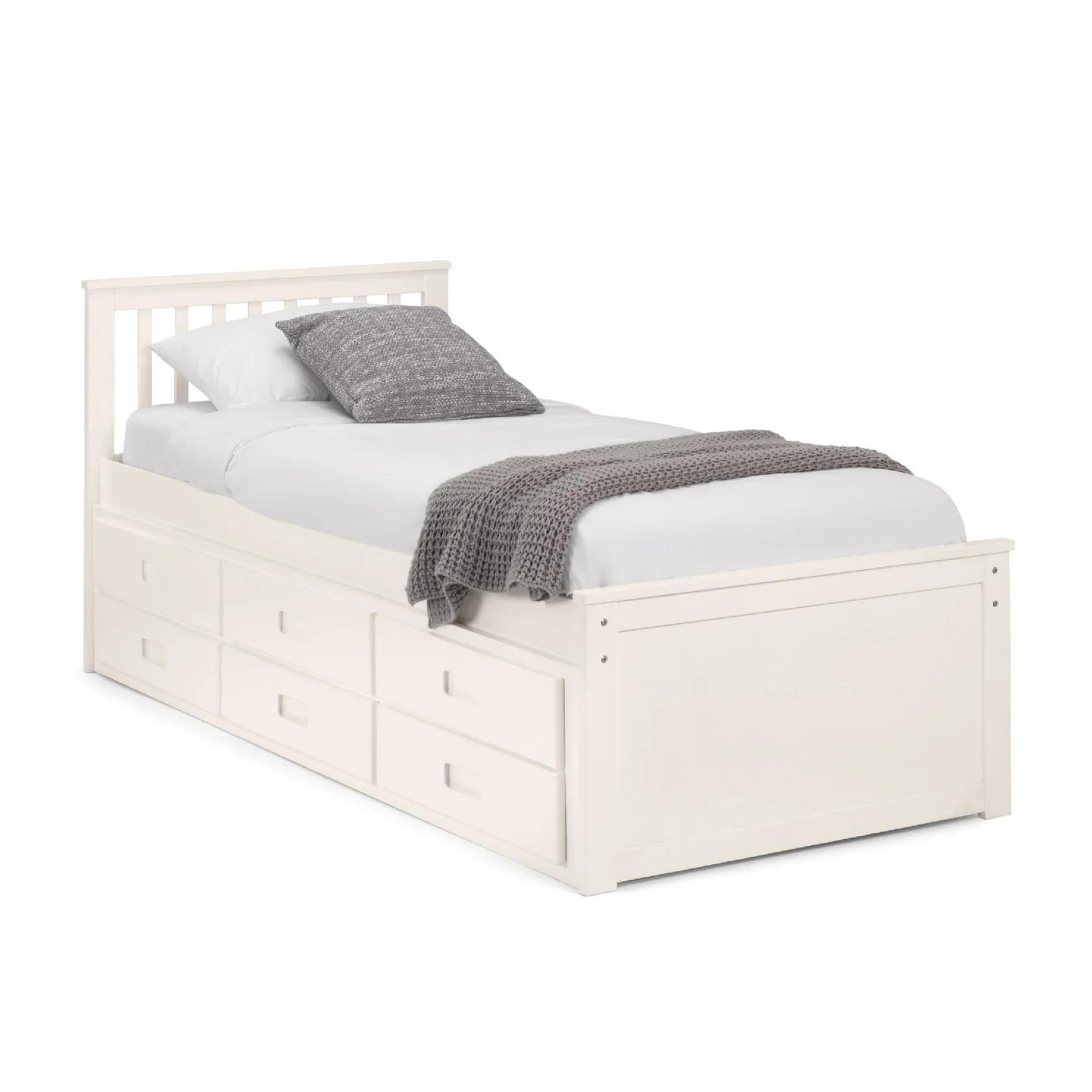 Maisie Captains Bed - White