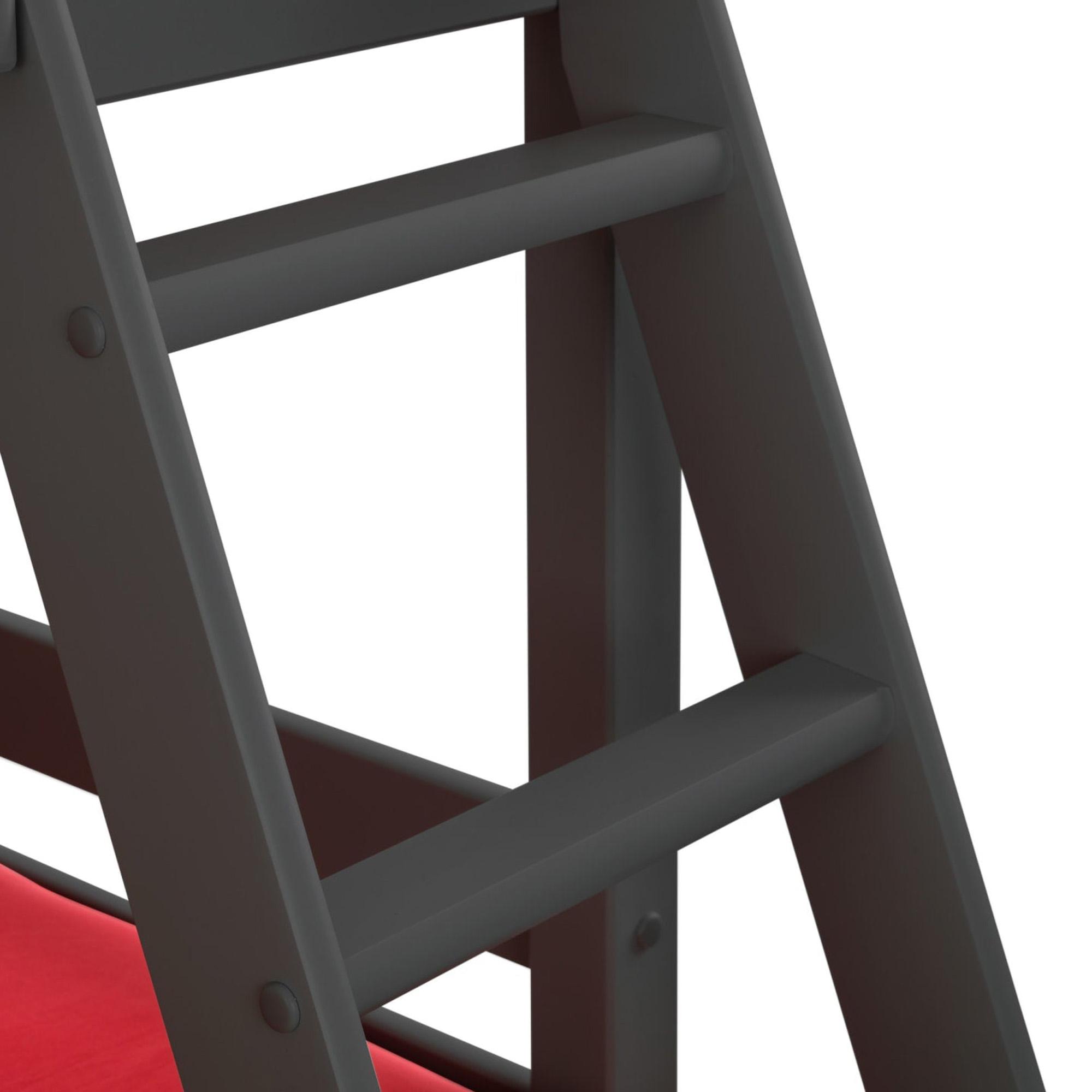 Merlin Triple Sleeper Bunk Bed - Dark Grey