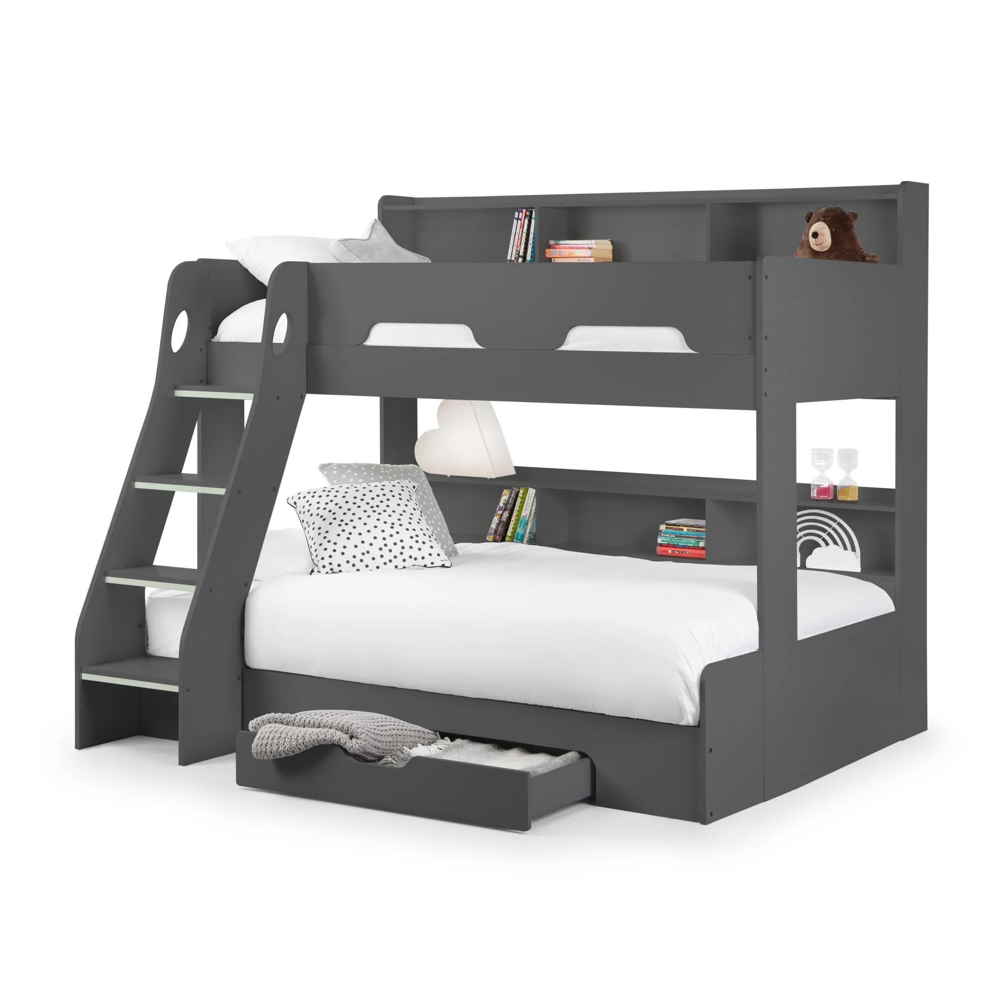 Orion Triple Sleeper Bed - Dark Grey